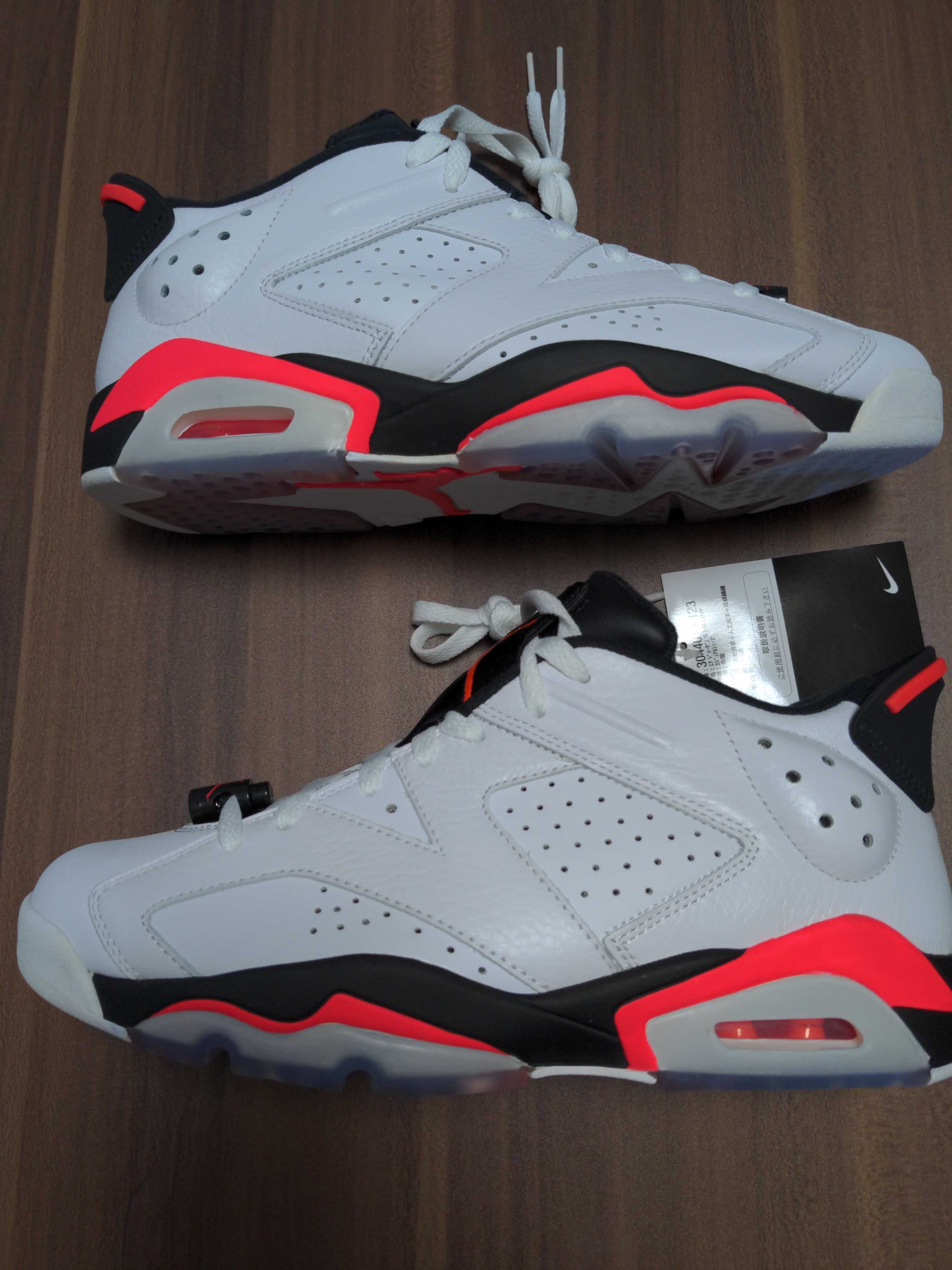 Nike Air Jordan 6 Low "Infrared/White"