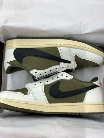 Travis Scott × Nike Air Jordan 1 Low OG SP "Reverse Olive"