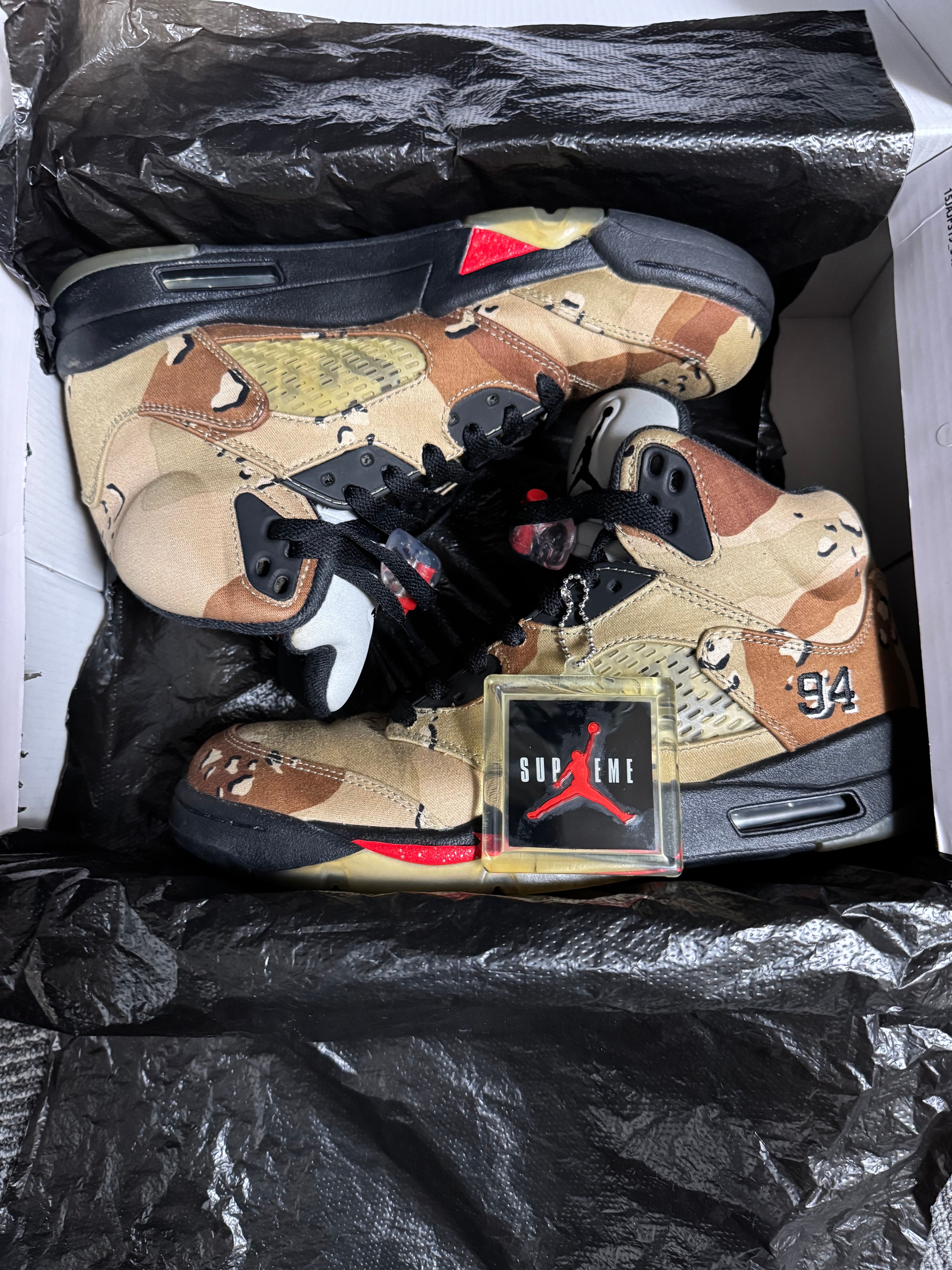 Supreme × Nike Air Jordan 5 Retro "Desert Camo"
