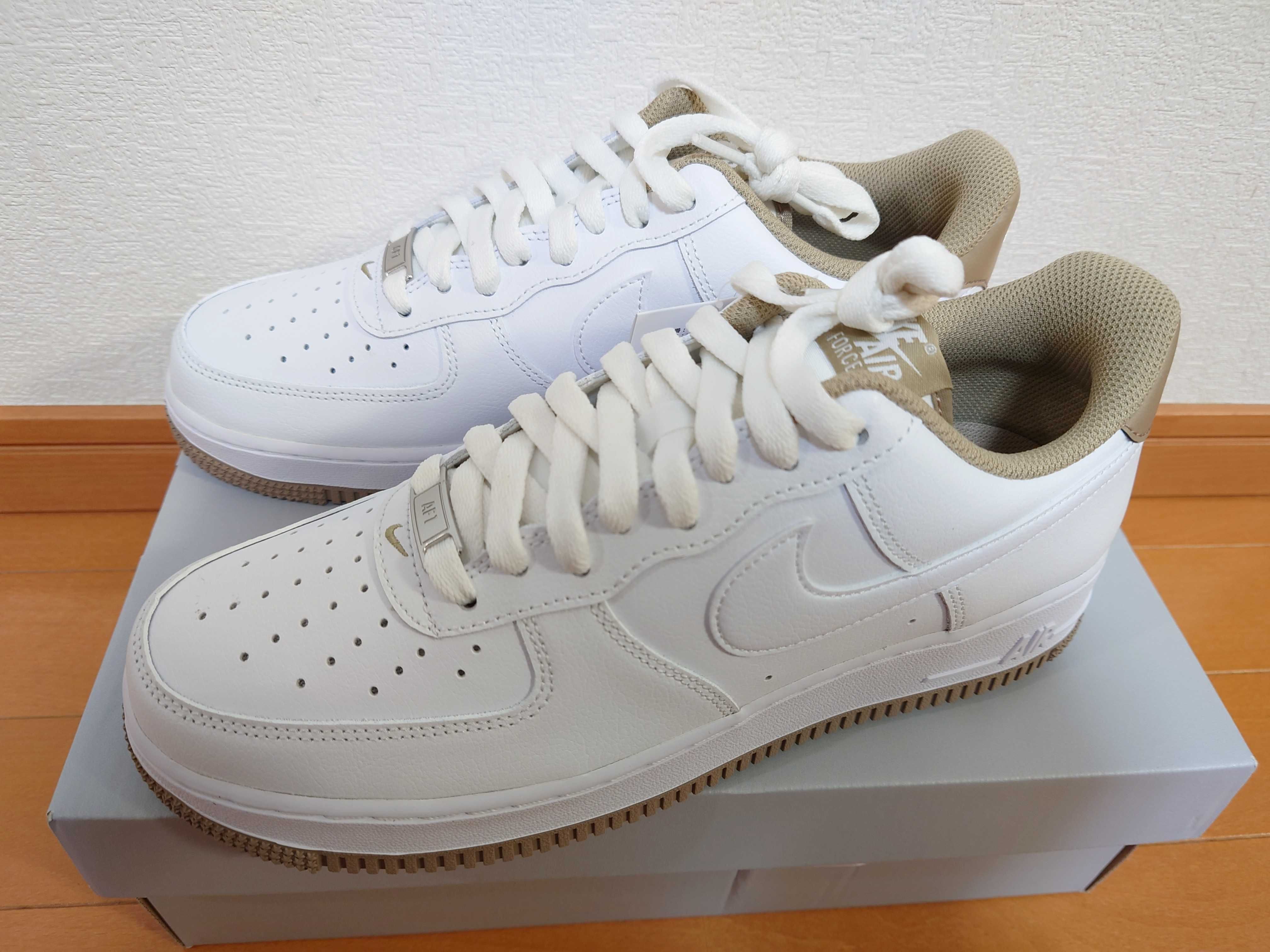 Nike Air Force 1 Low '07 "White/Khaki/White"