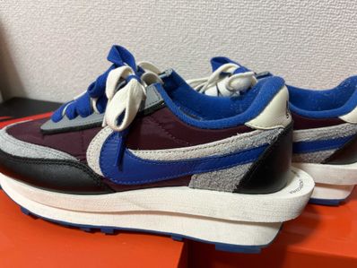 UNDERCOVER × sacai × Nike LD Waffle "Night Maroon/Pale Ivory-Ground Grey-Team Royal"