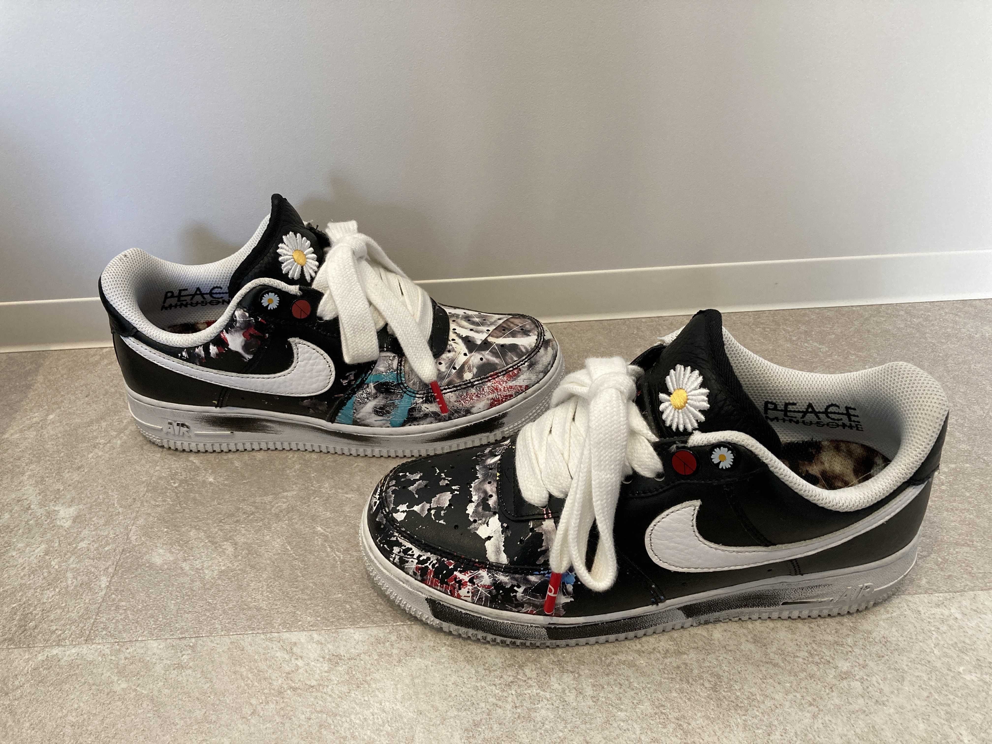 PEACEMINUSONE × Nike Air Force 1 Low Para Noise "Black" / G-DRAGON