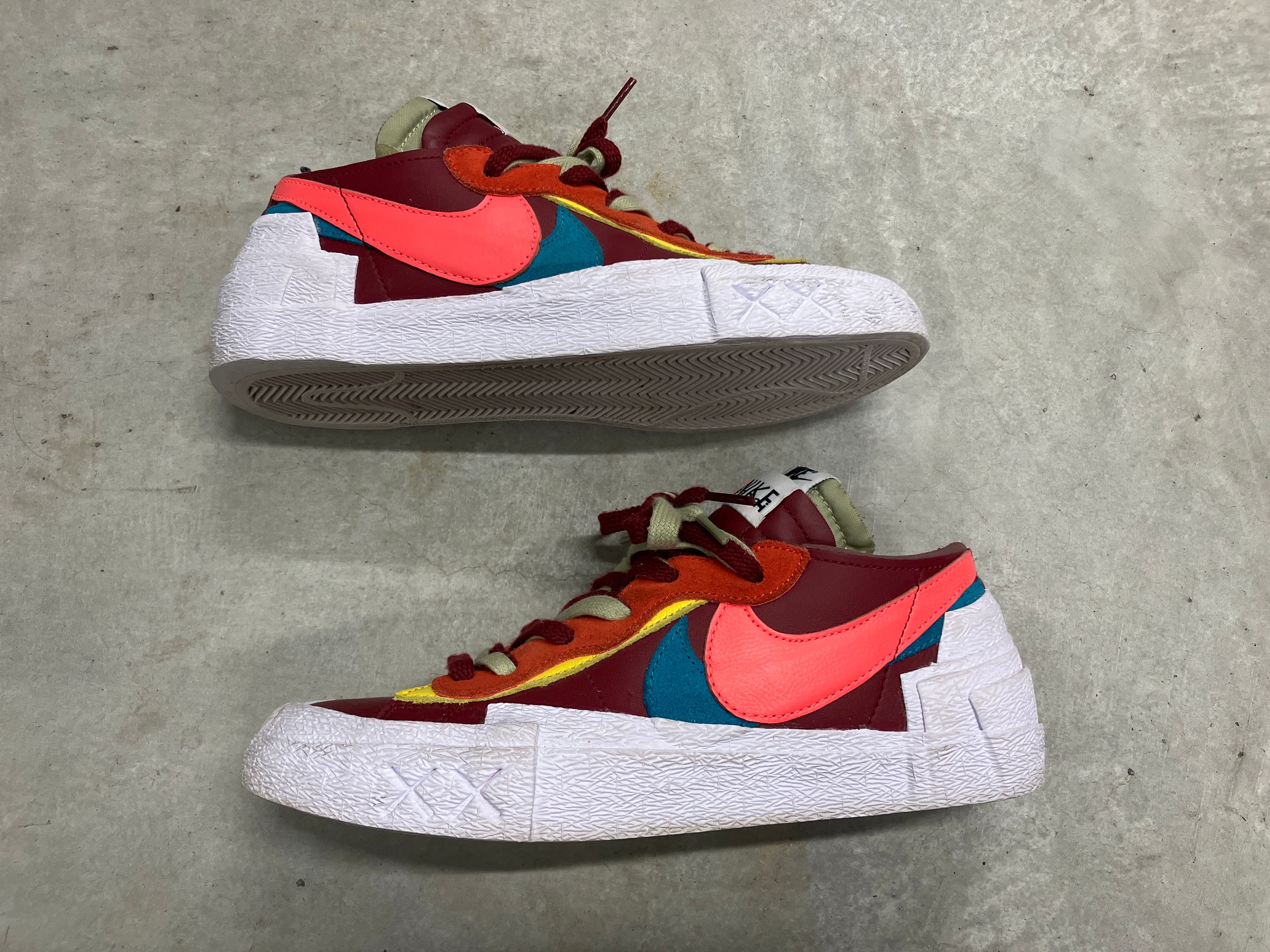 KAWS × sacai × Nike Blazer Low "Team Red"