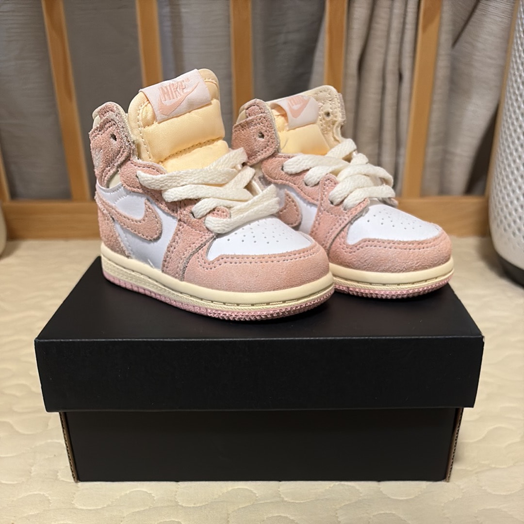Nike TD Jordan 1 Retro High OG "Washed Pink"