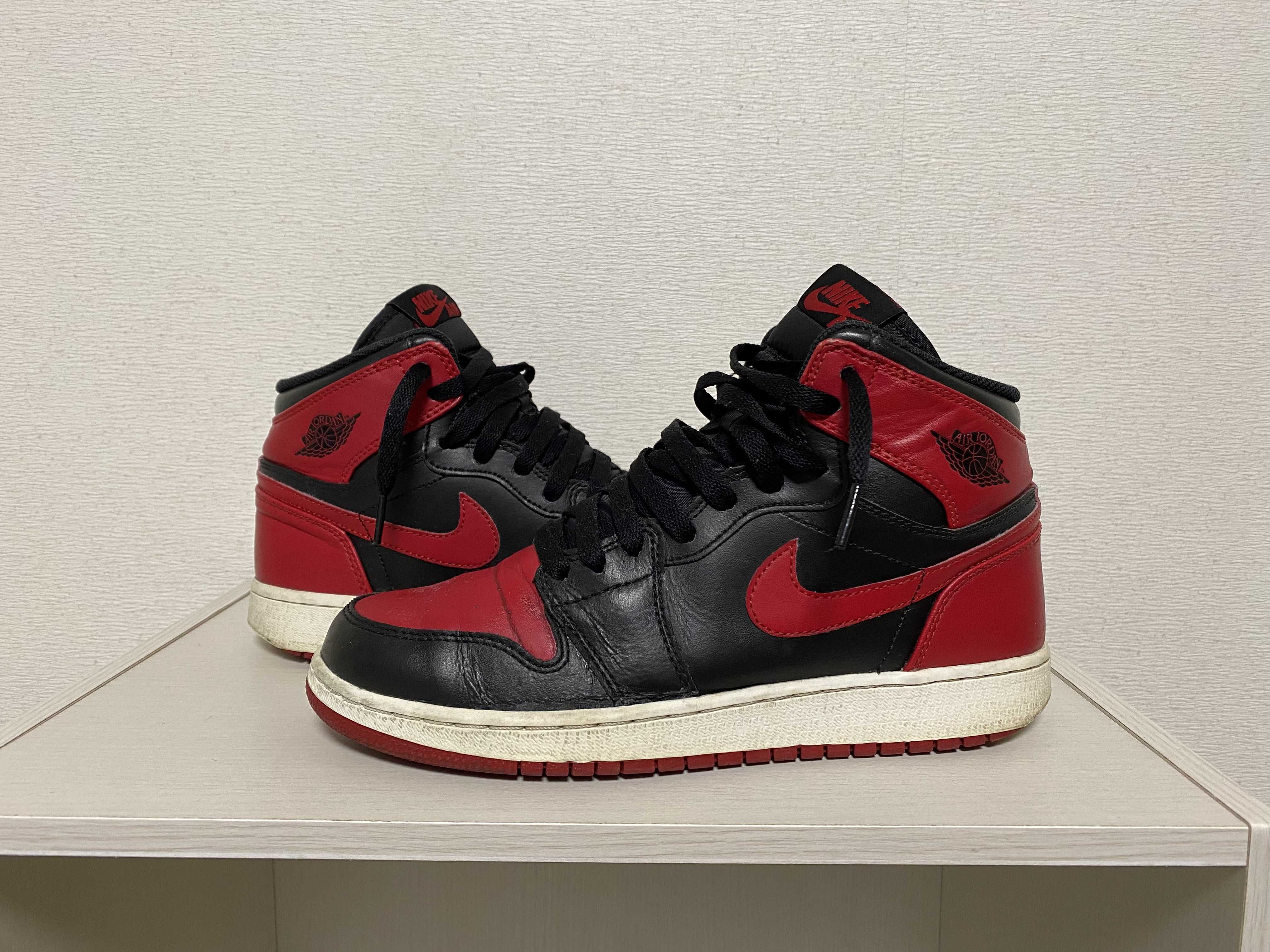 Nike GS Air Jordan 1 Retro High BRED 2016 "BANNED"