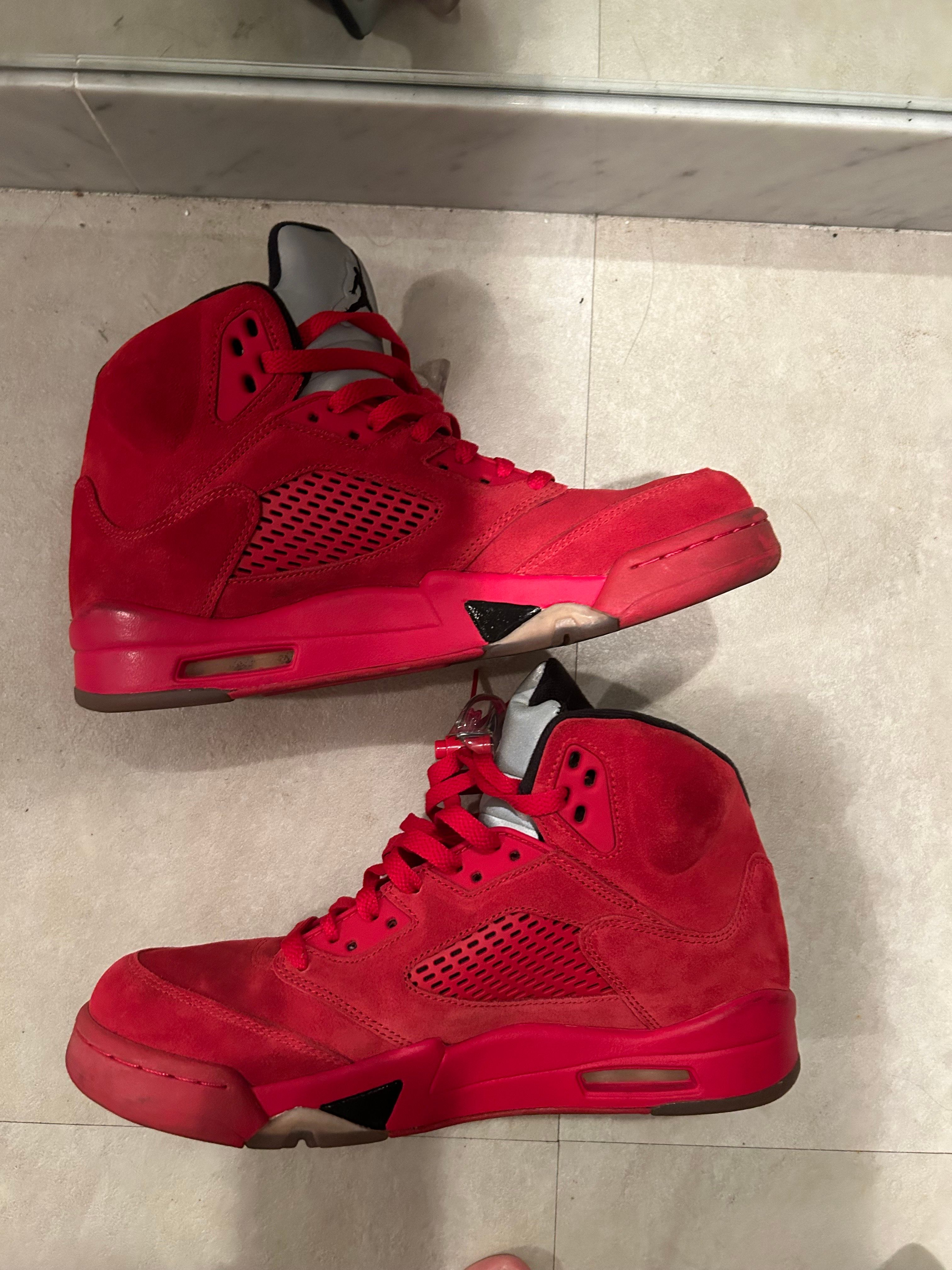 Nike Air Jordan 5 Ratro "Red Suede"