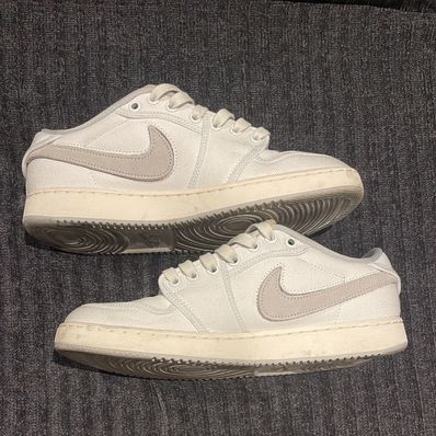 UNION × Nike Air Jordan 1 Low KO "White Canvas"
