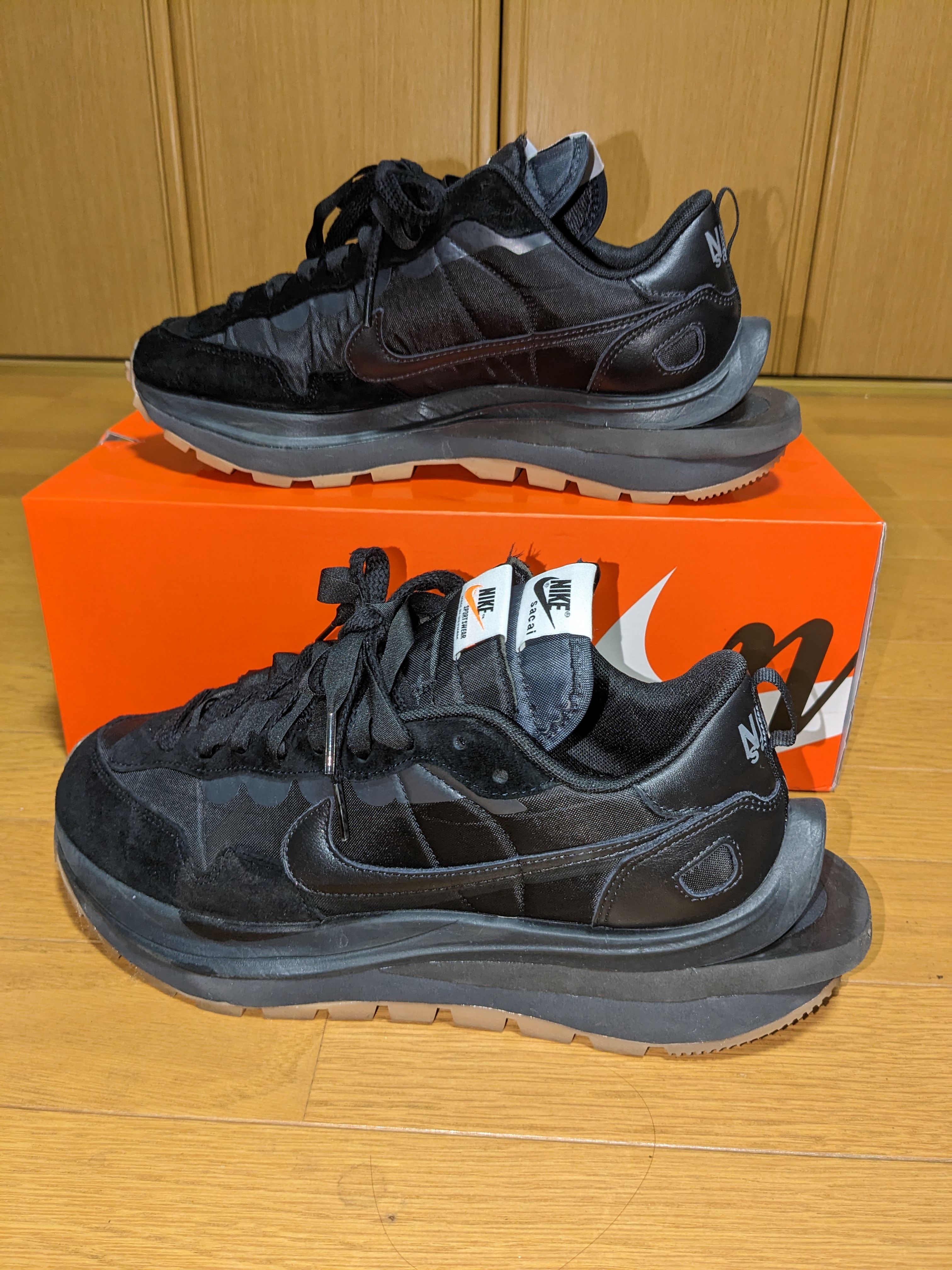 sacai × Nike VaporWaffle "Black Gum"