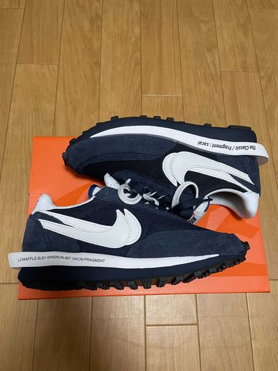 Fragment × sacai × Nike LD Waffle "Blackended Blue"