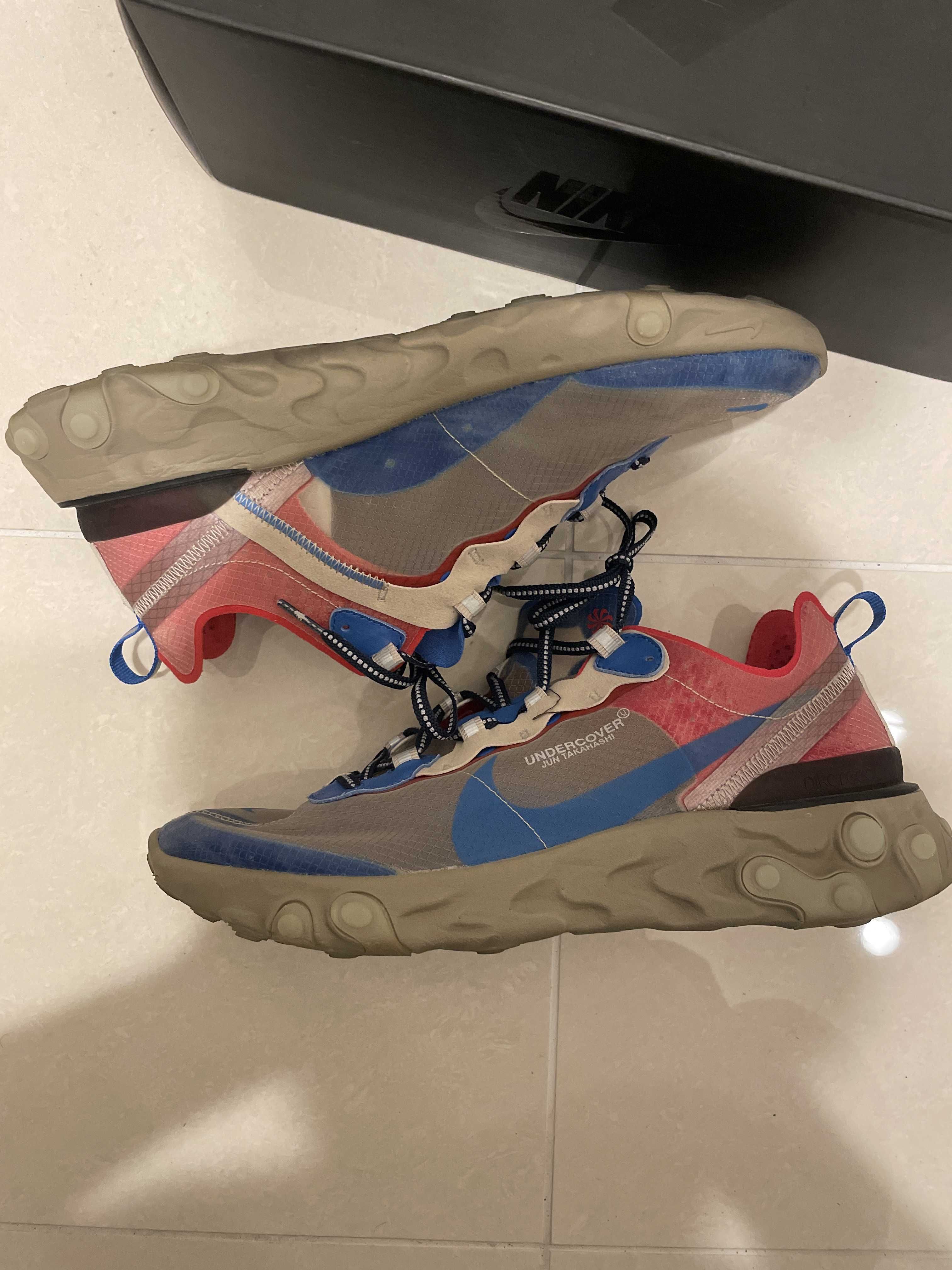 UNDERCOVER × NIKE REACT ELEMENT 87 "BLUE/RED"