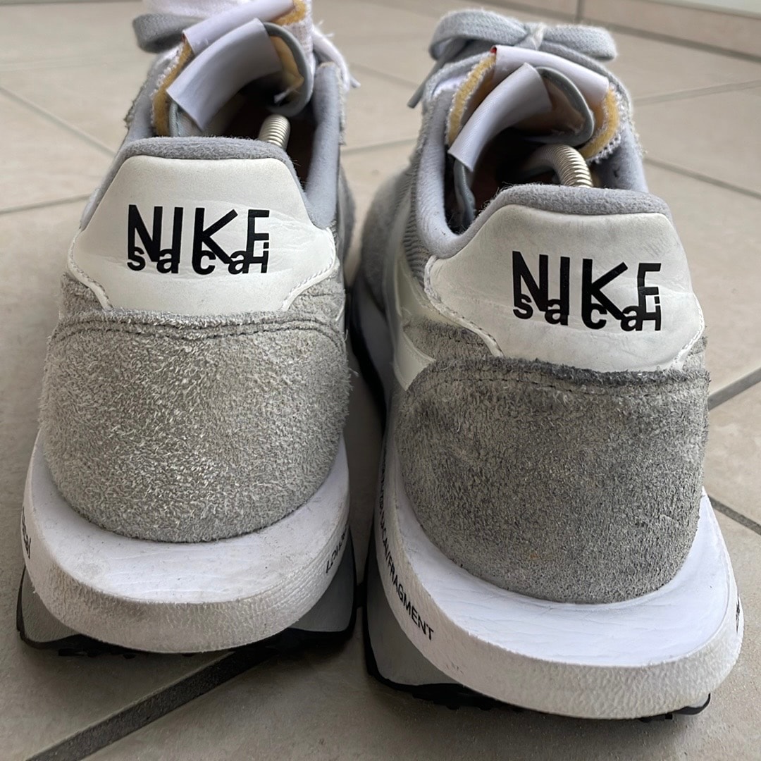 fragment design × sacai × Nike LD Waffle "Light Smoke Grey"