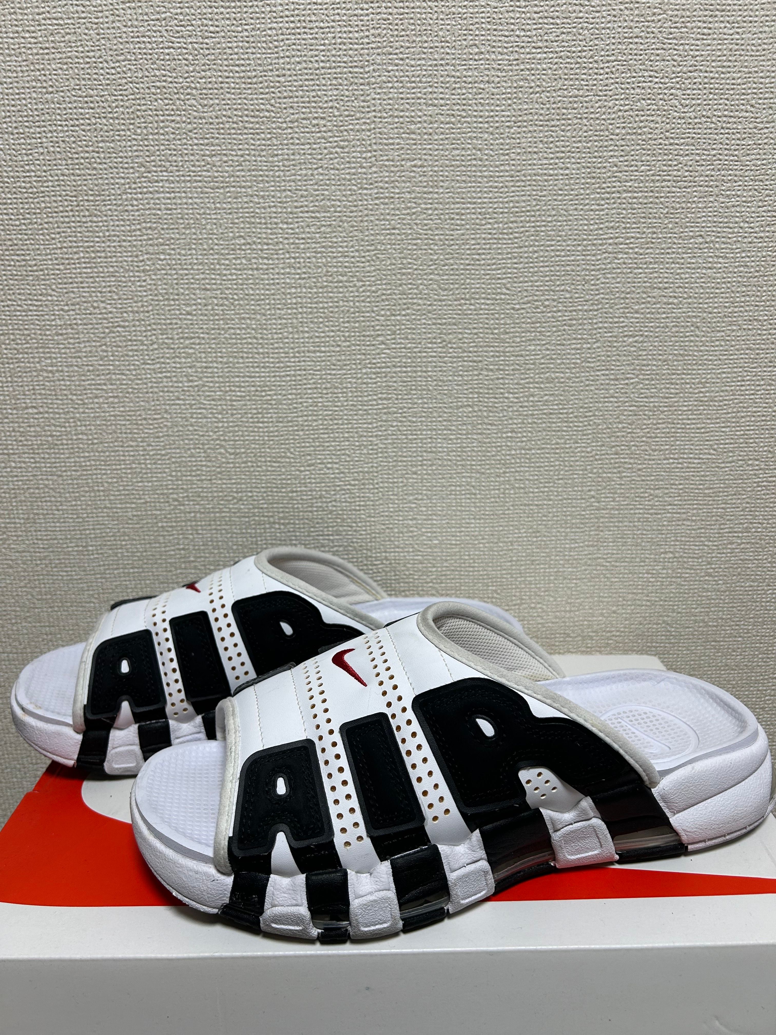 Nike Air More Uptempo Slide "White and Black"
