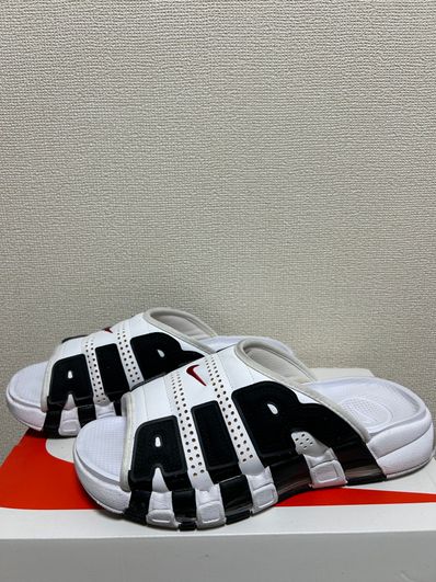 Nike Air More Uptempo Slide "White and Black"