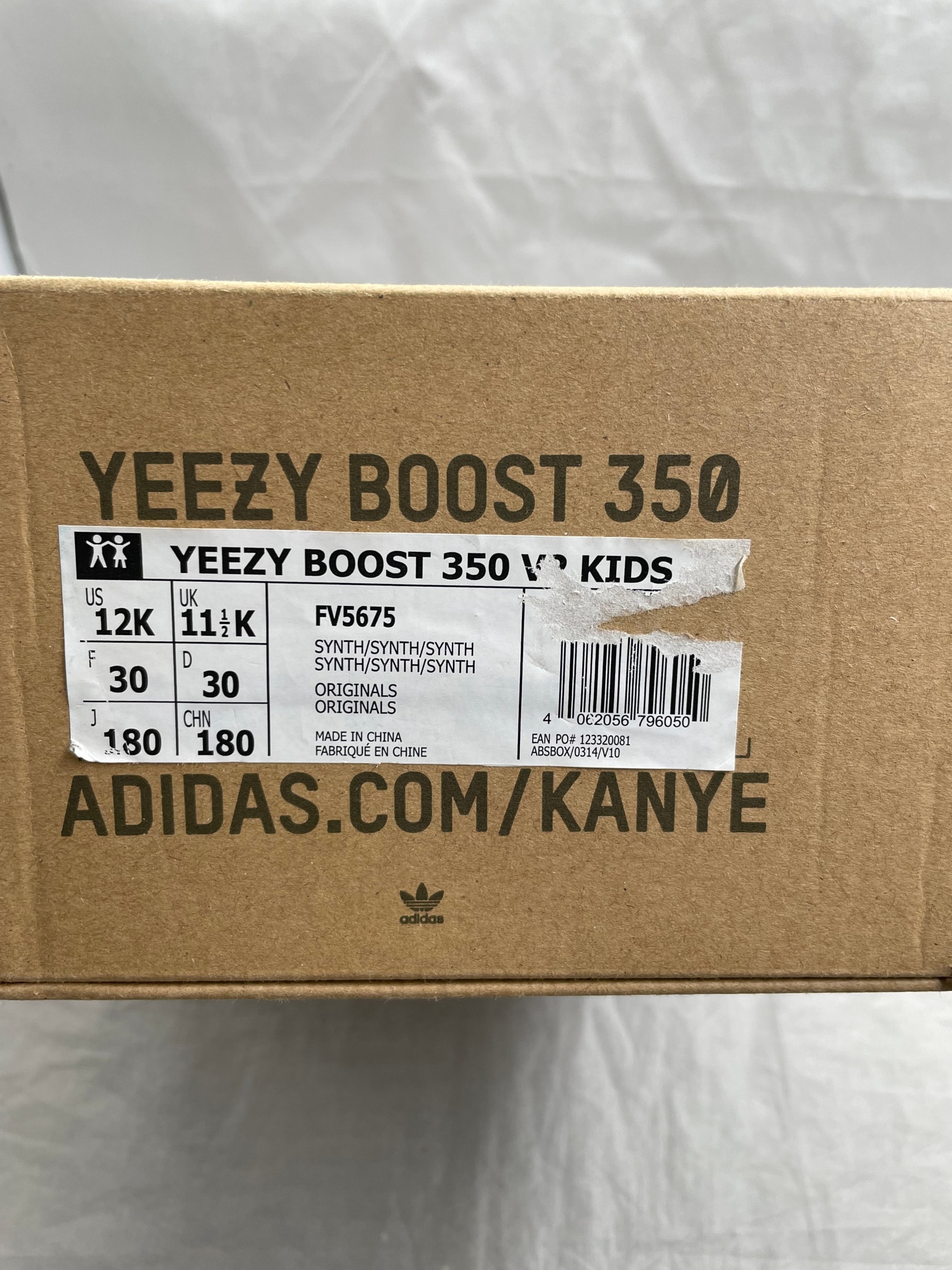 adidas KIDS YEEZY Boost 350 V2 "Synth"