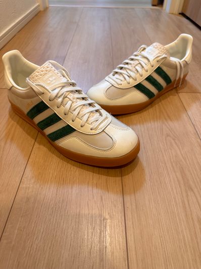 adidas Gazelle Indoor "Off White/Dark Green/Footwear White"