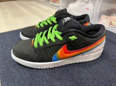 Polaroid × Nike SB Dunk Low Pro QS "Black/White"