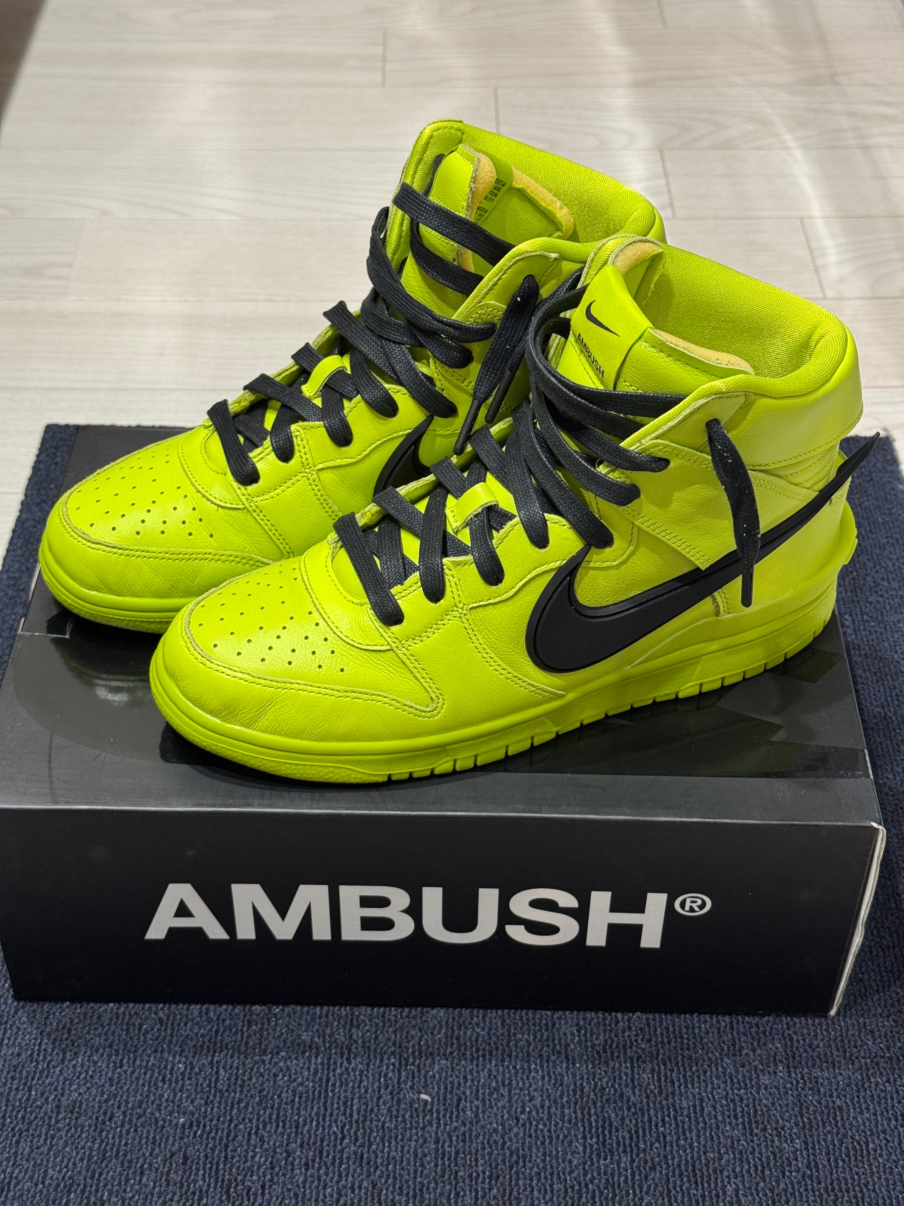 Ambush × Nike Dunk High "Flash Lime"