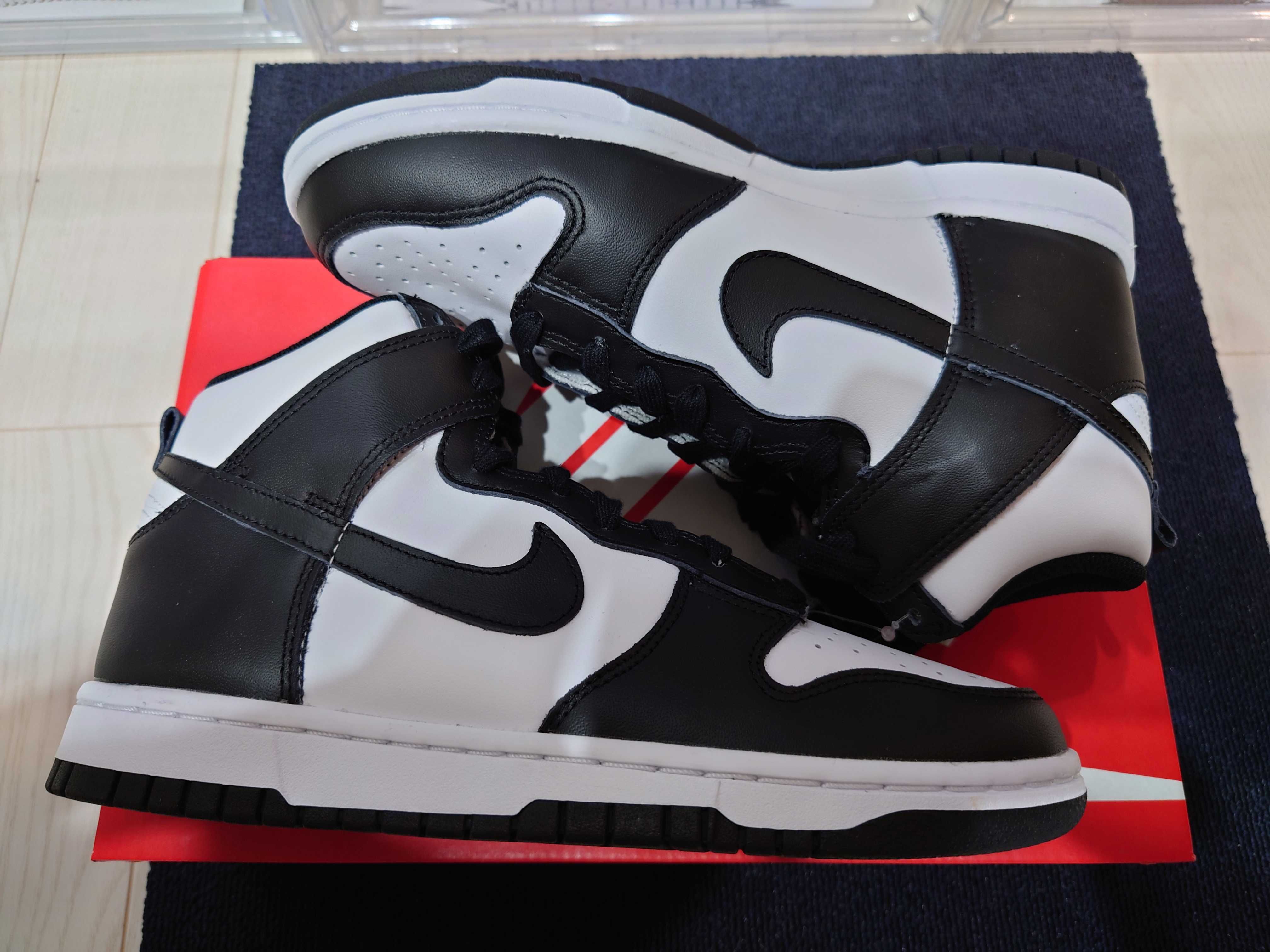 Nike Women's Dunk High "Black and White"