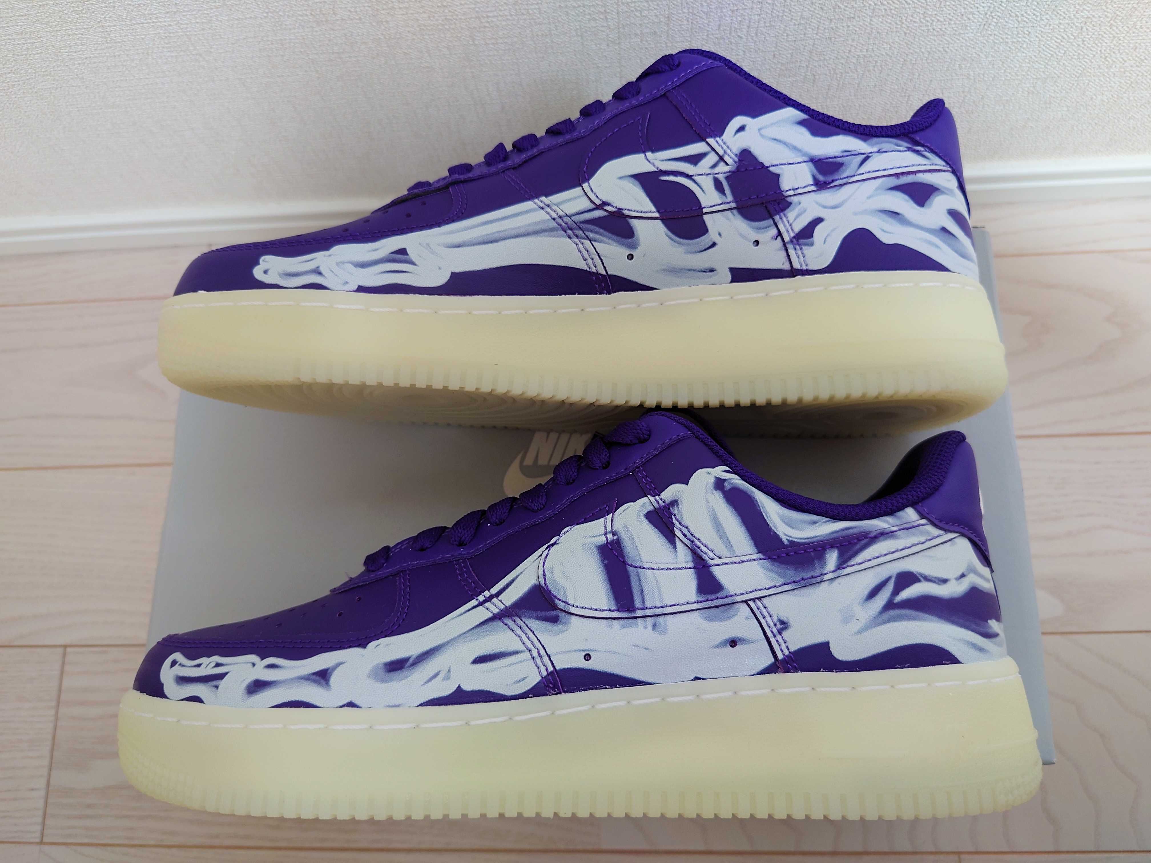 Nike Air Force 1 "Purple Skeleton"
