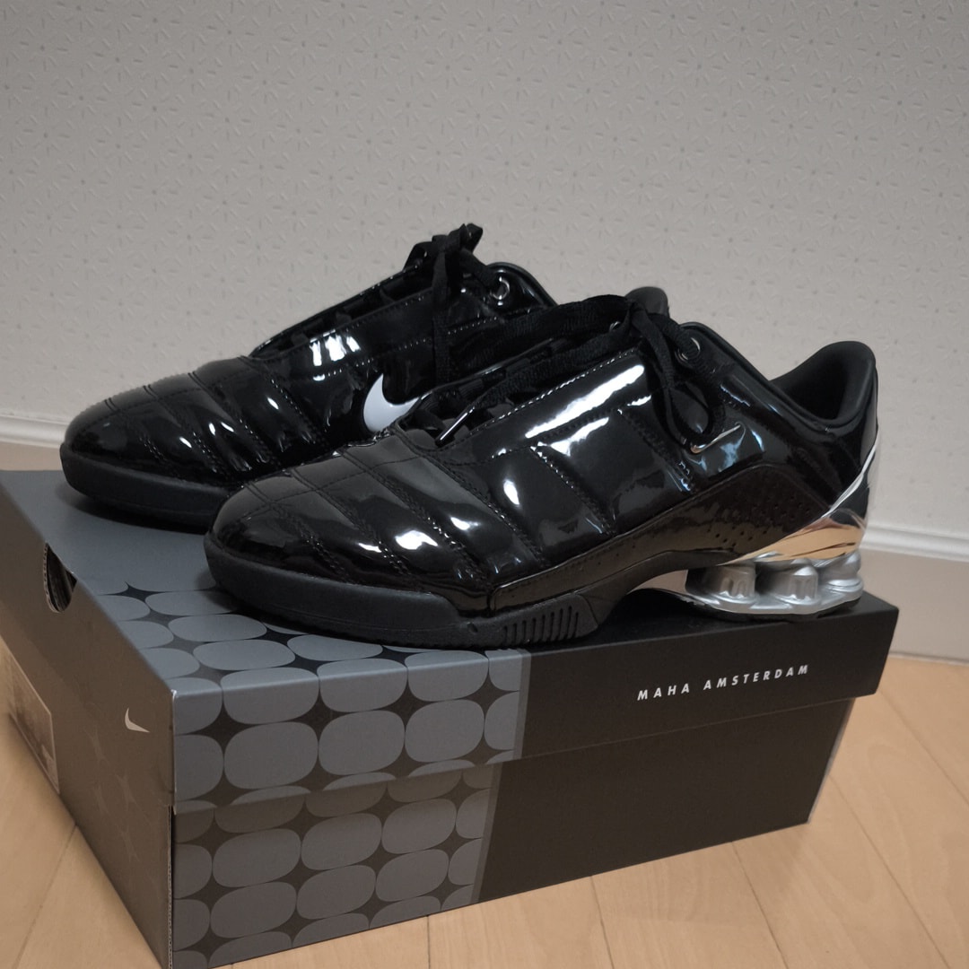 Maha Amsterdam × Nike Women's Total 90 Shox Magia "Black/Metallic Silver"