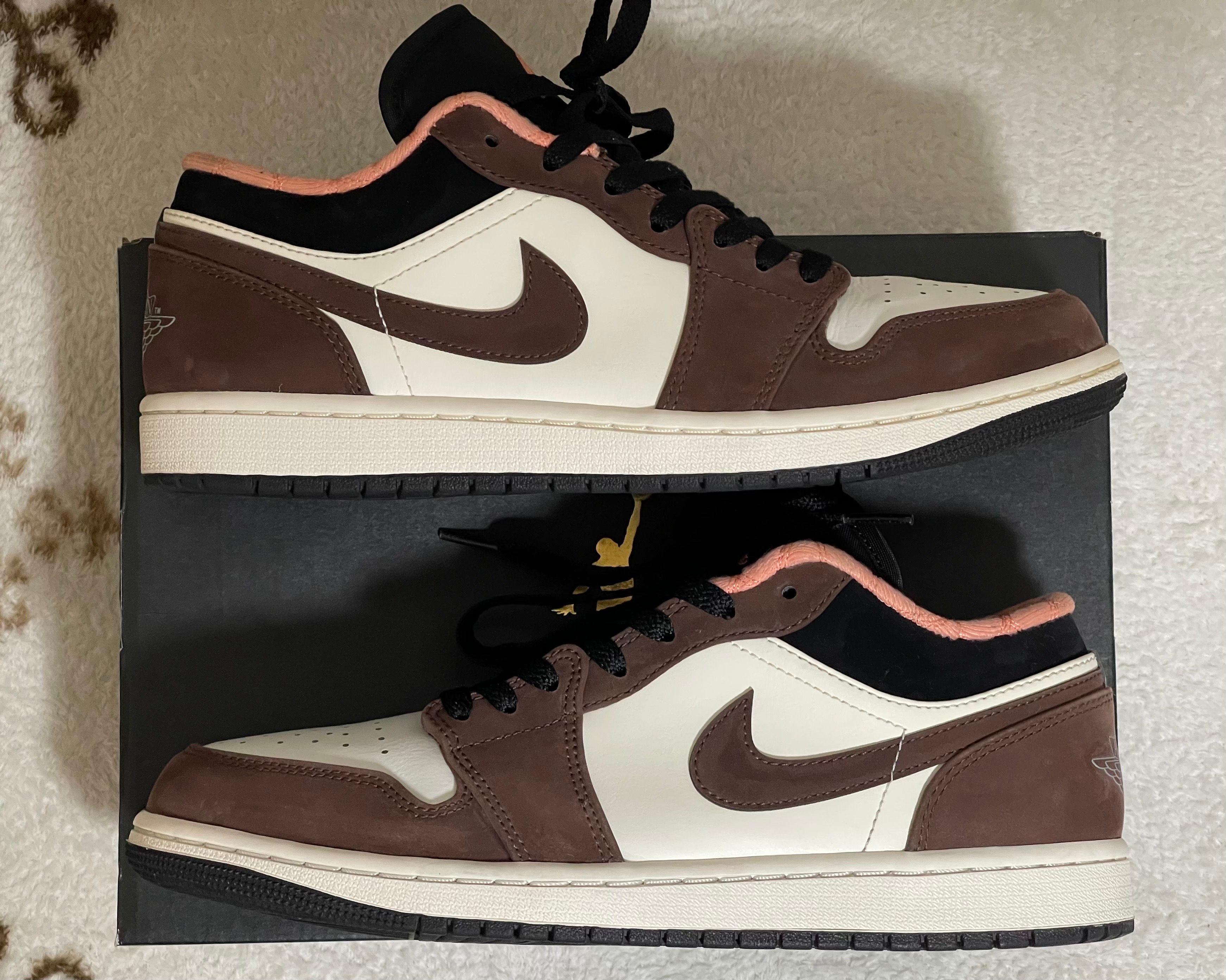 Nike Air Jordan 1 Low SE "Light Chocolate" / "Mocha Brown"