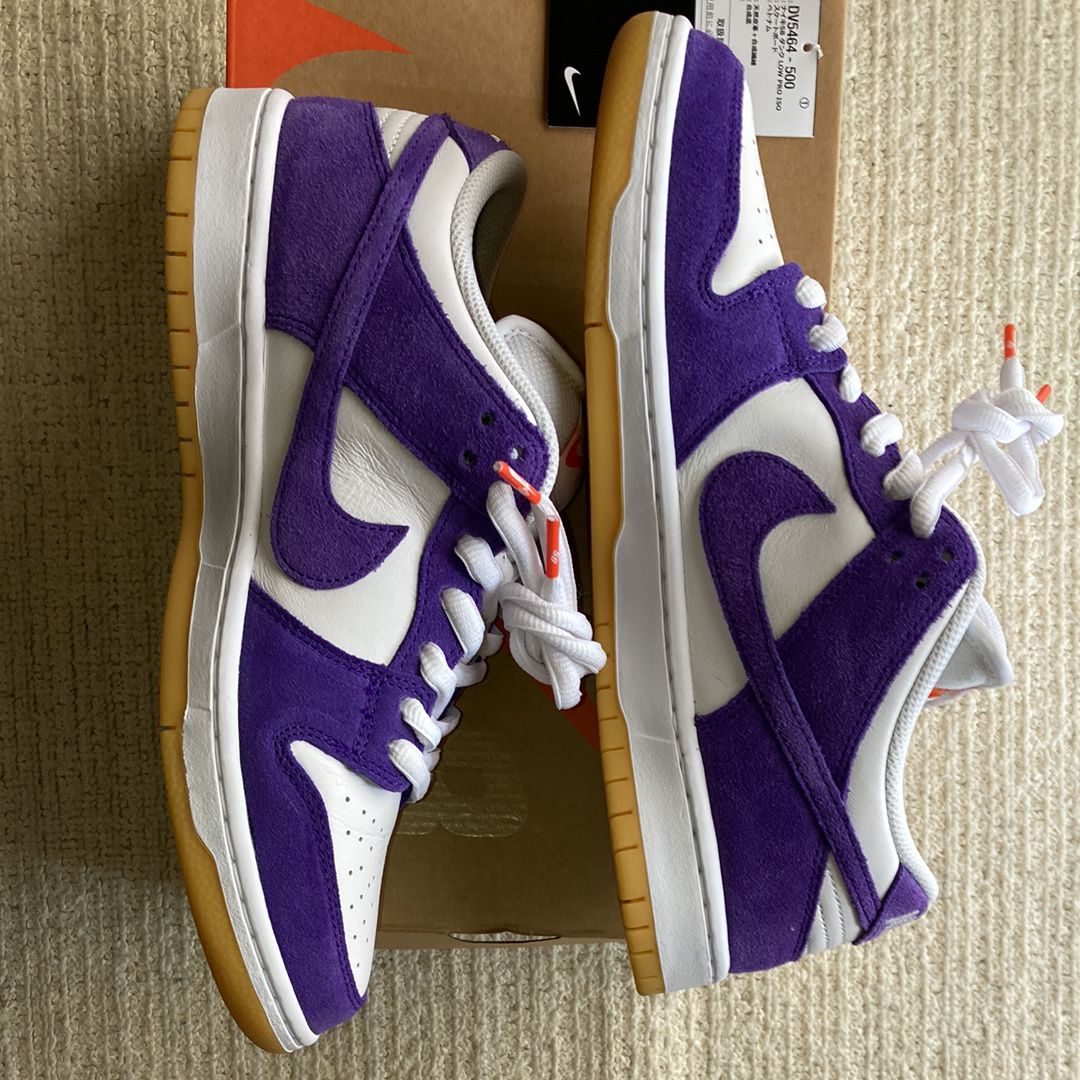 Nike SB Dunk Low Pro ISO Orange Label "Court Purple Gum"