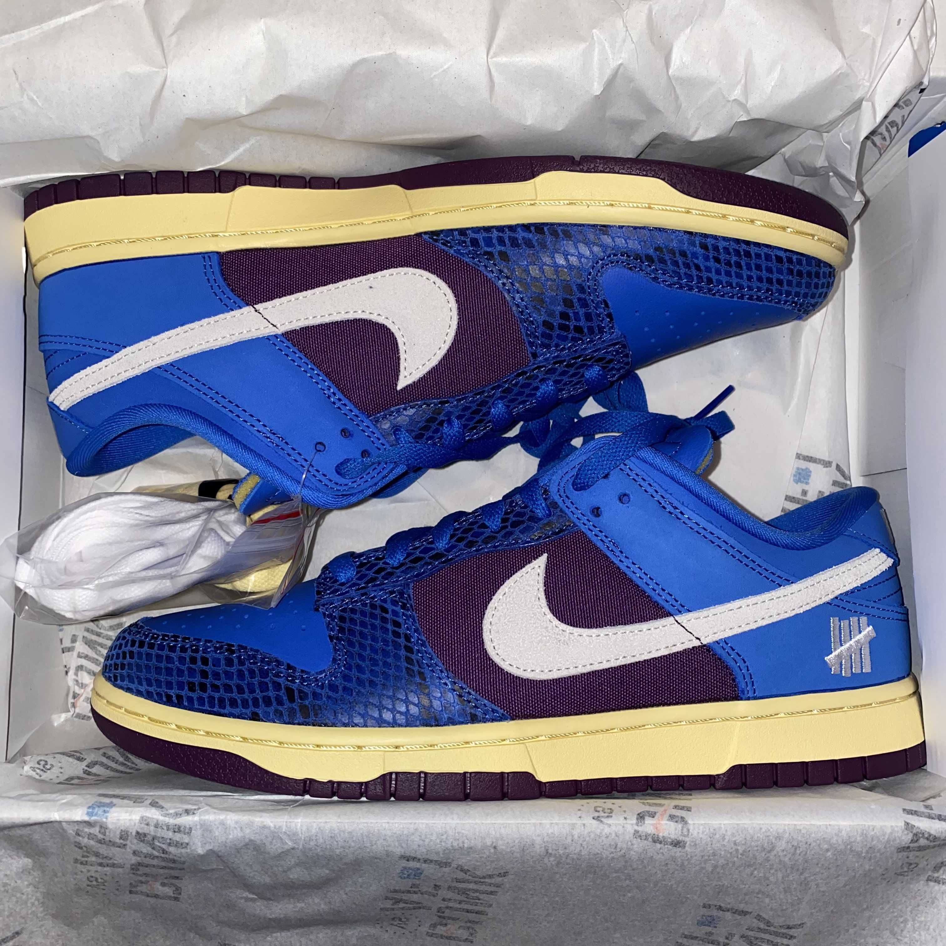 UNDEFEATED × Nike Dunk Low SP "Royal"