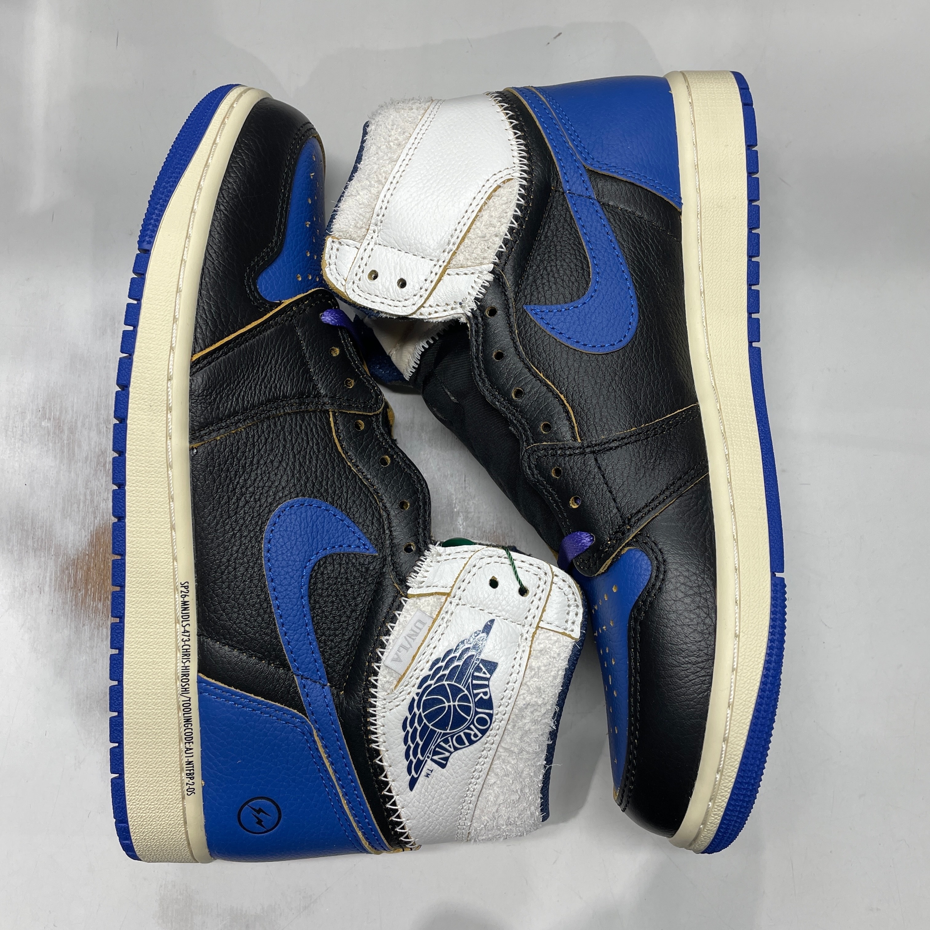 fragment design × UNION × Nike Air Jordan 1 High OG "Sport Royal"