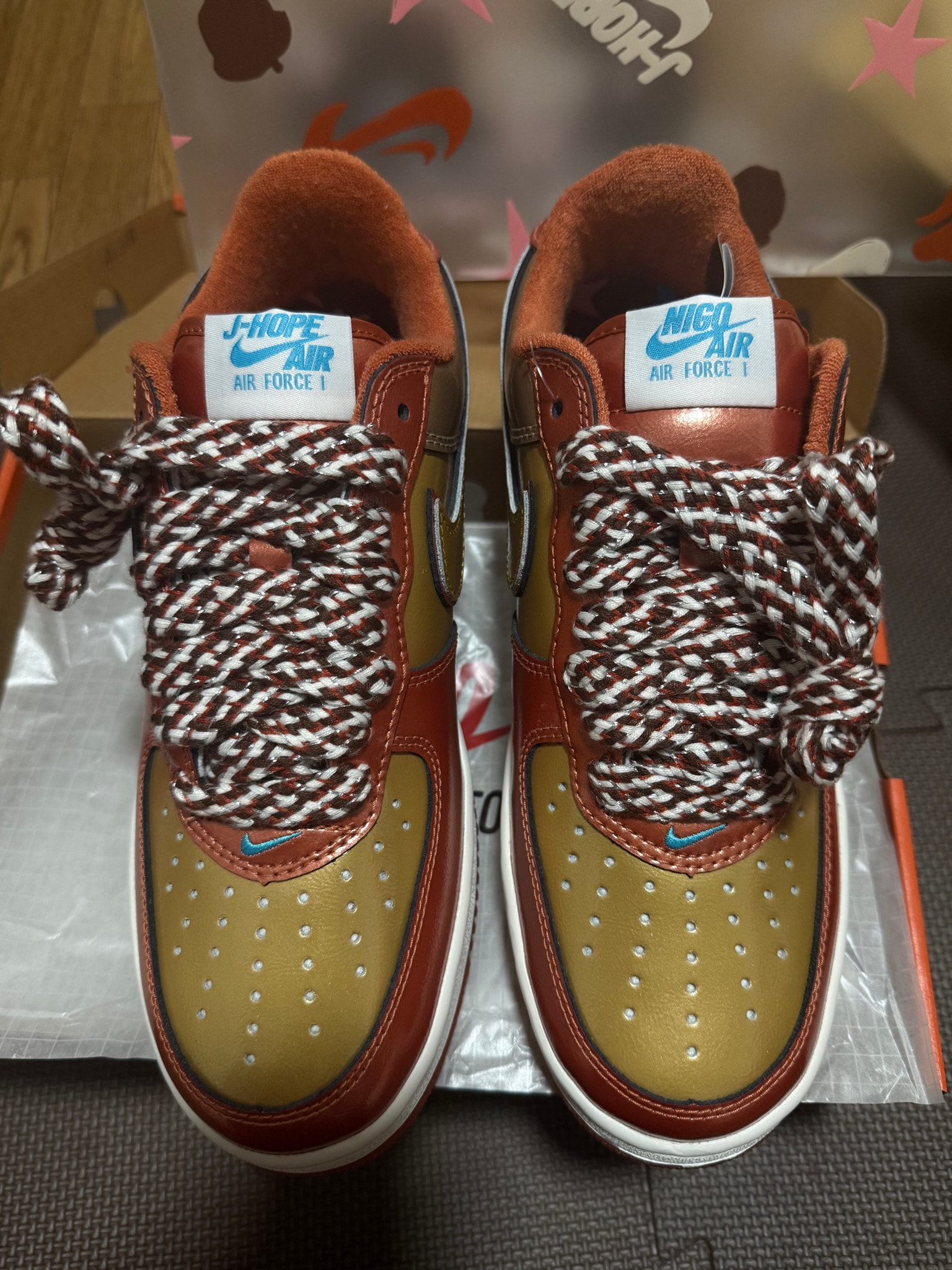 NIGO® × j-hope (BTS) × Nike Air Force 1 '01 Low "Burnt Sunrise"