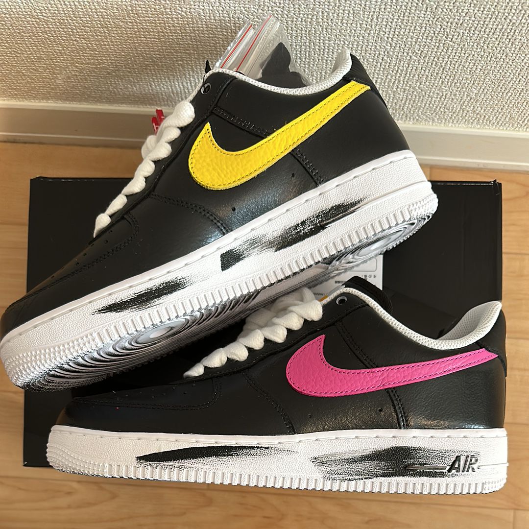 PEACEMINUSONE × Nike Air Force 1 Low '07 Para-Noise 3.0 "Black and Multi-Color" / G-DRAGON