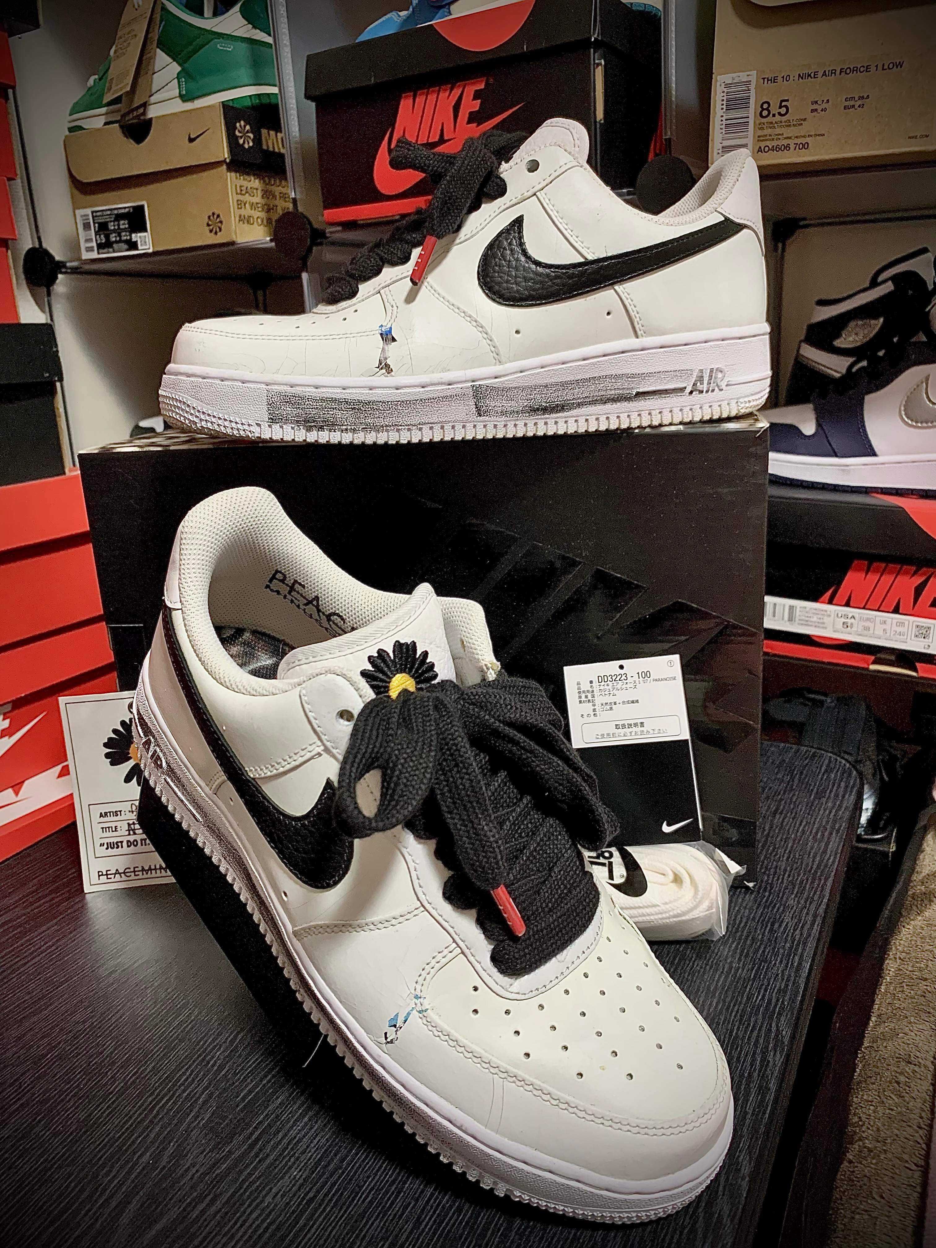 PEACEMINUSONE × Nike Air Force 1 Low "Para-noise/White/Black" / G-DRAGON