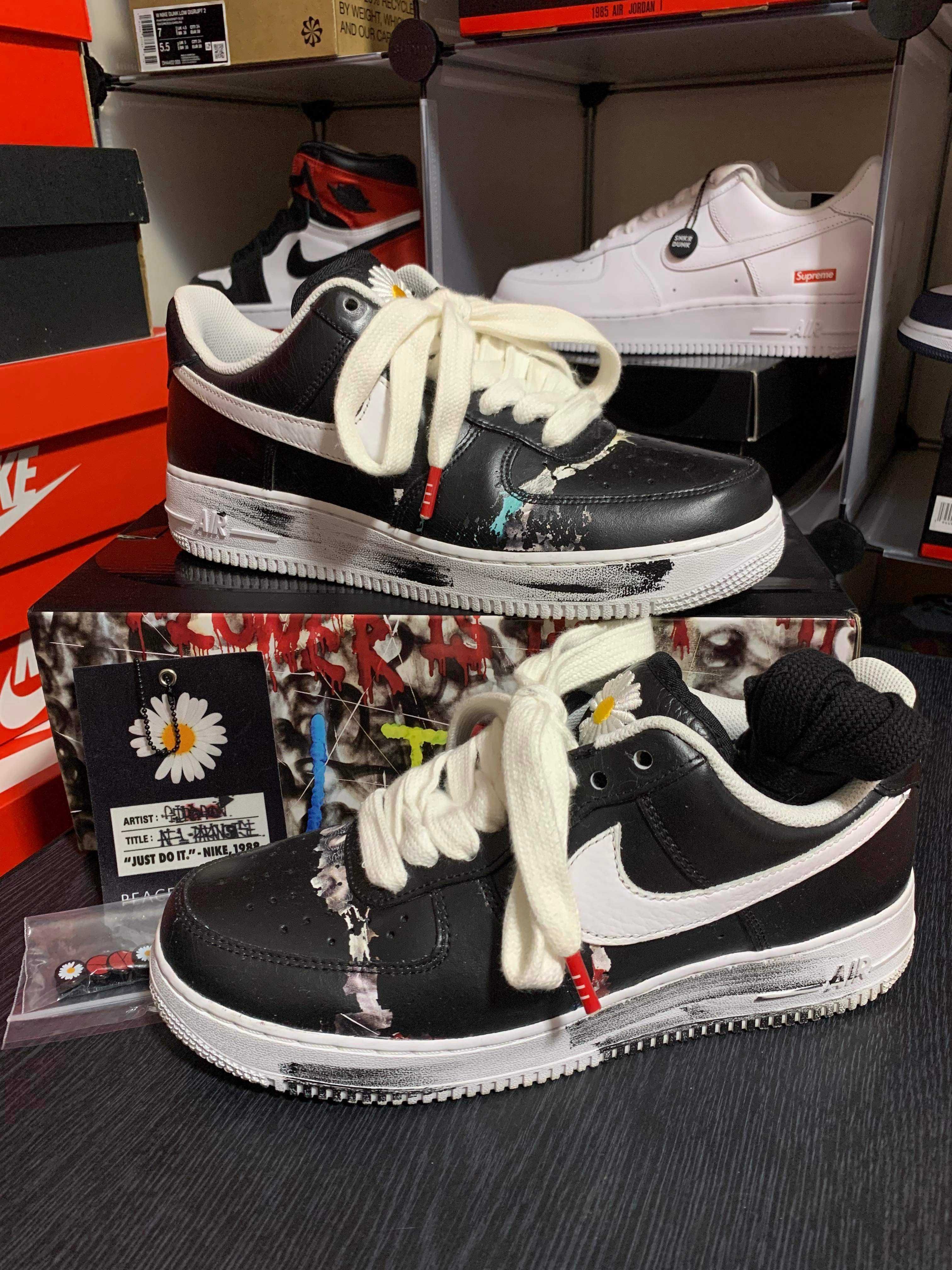 PEACEMINUSONE × Nike Air Force 1 Low Para Noise "Black" / G-DRAGON