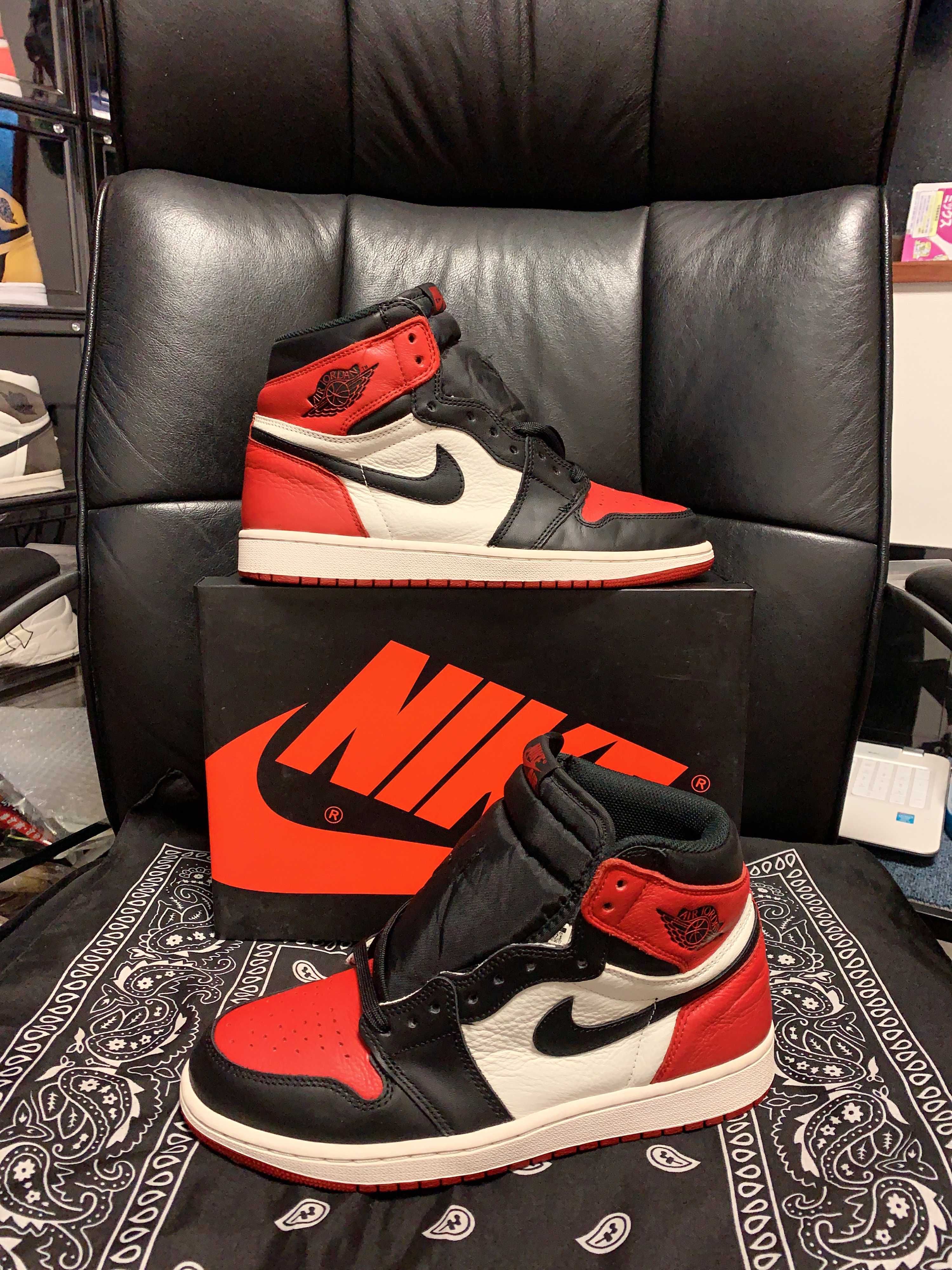 Nike Air Jordan 1 Retro High OG "Bred Toe"