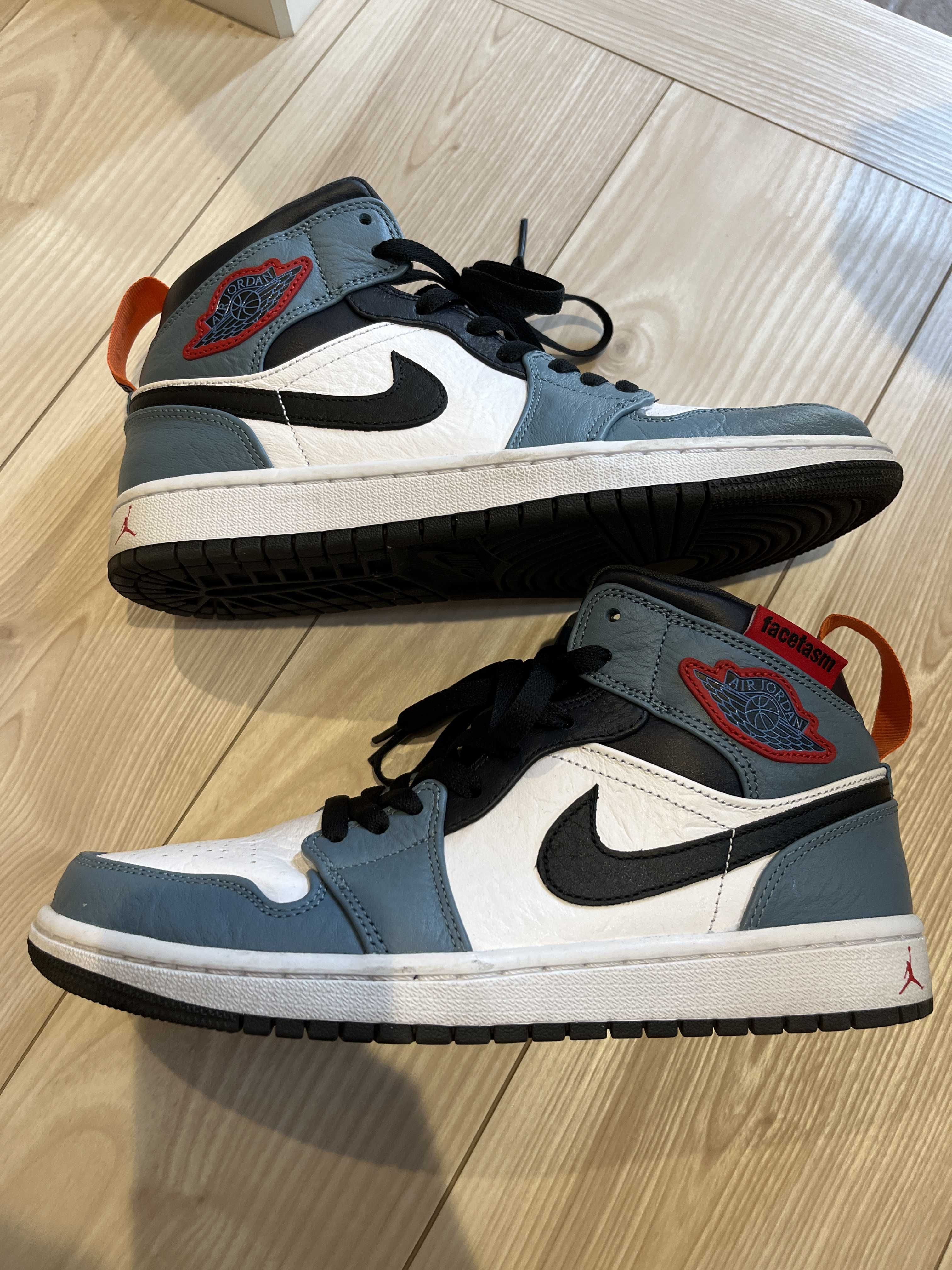 FACETASM × Nike Air Jordan 1 Mid "White/Navy"