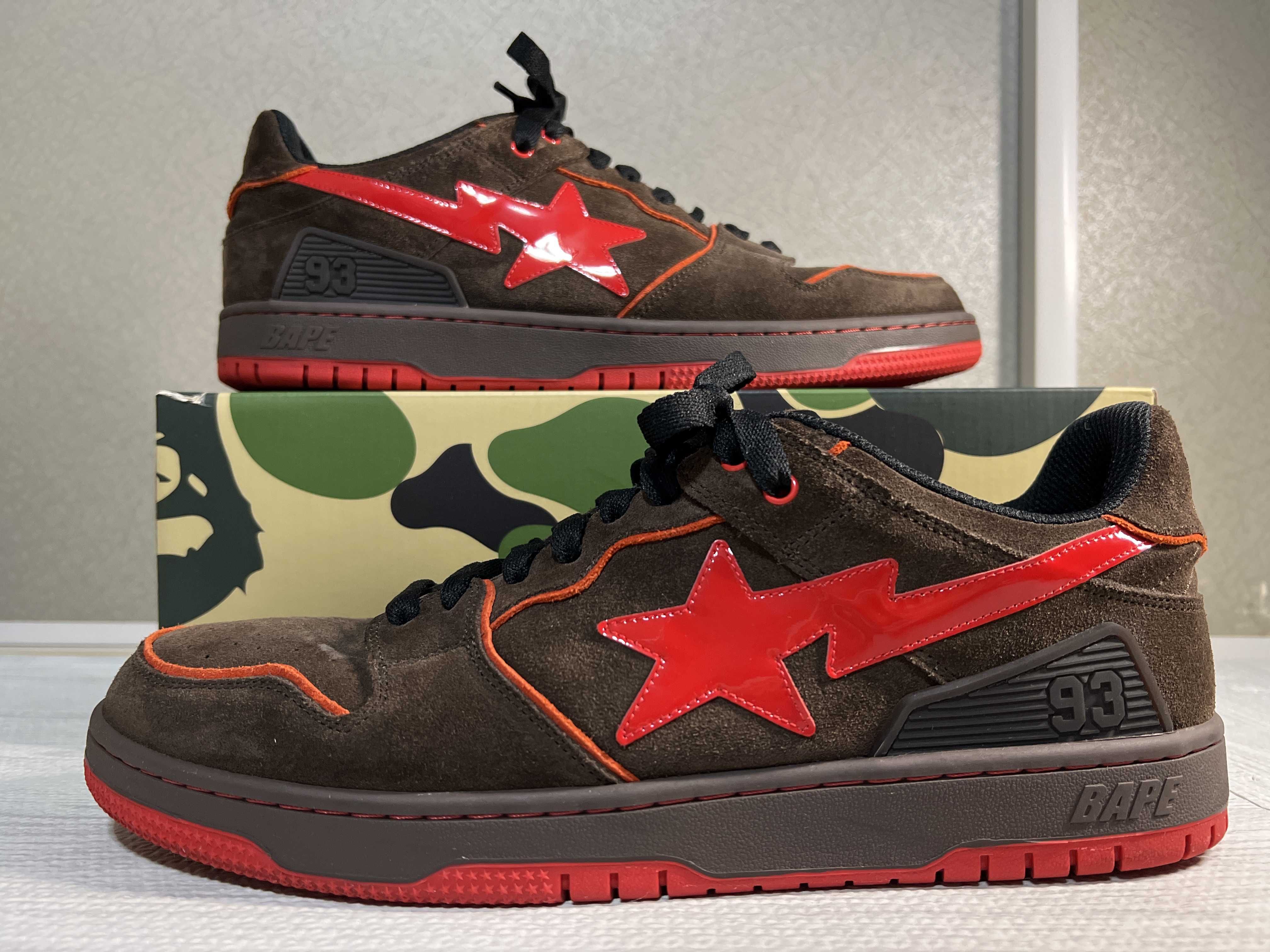 A BATHING APE®︎ SK8 STA "Brown/Red"