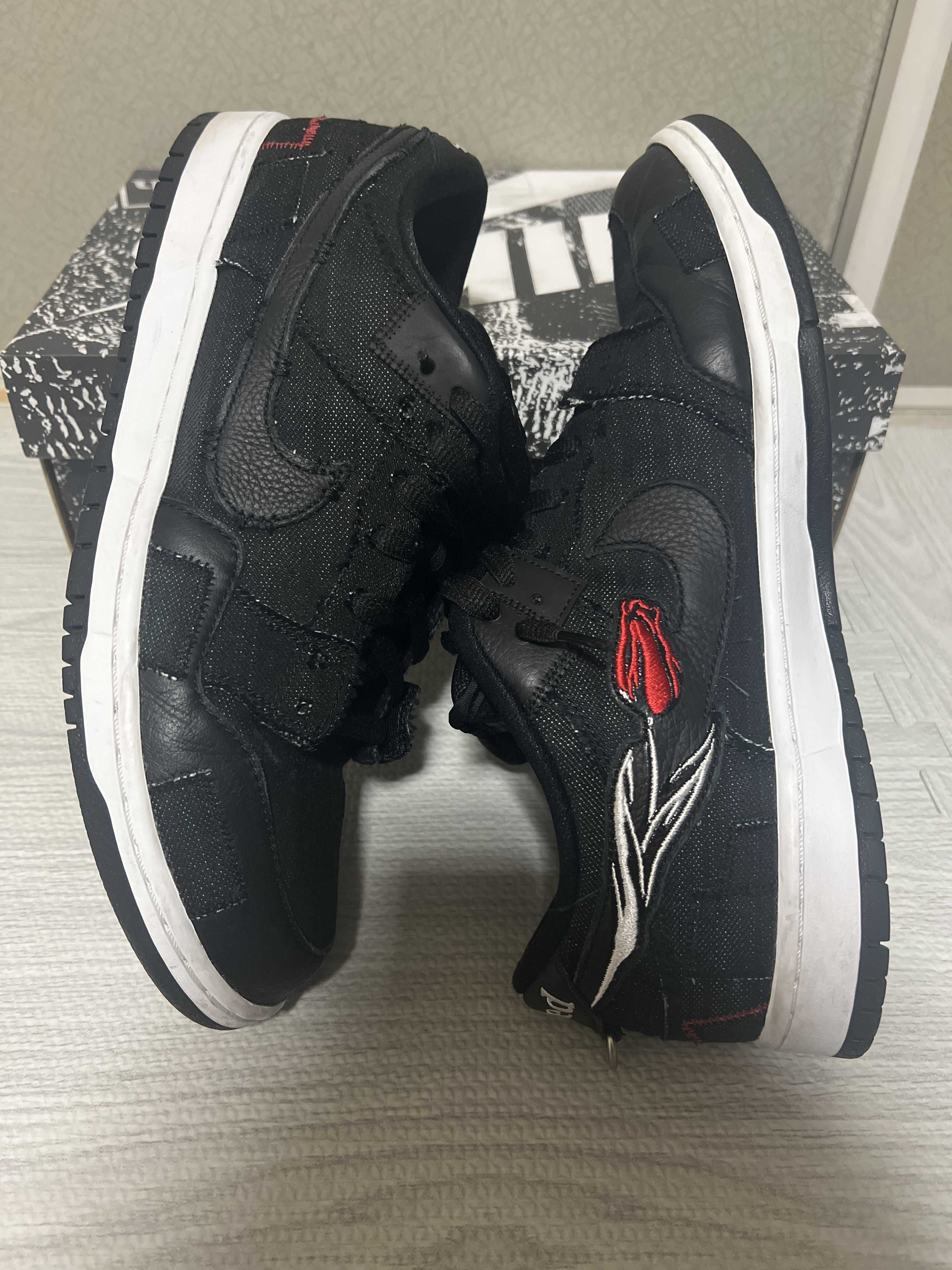 Wasted Youth × Nike SB Dunk Low "Black Denim"(Special Box) / VERDY