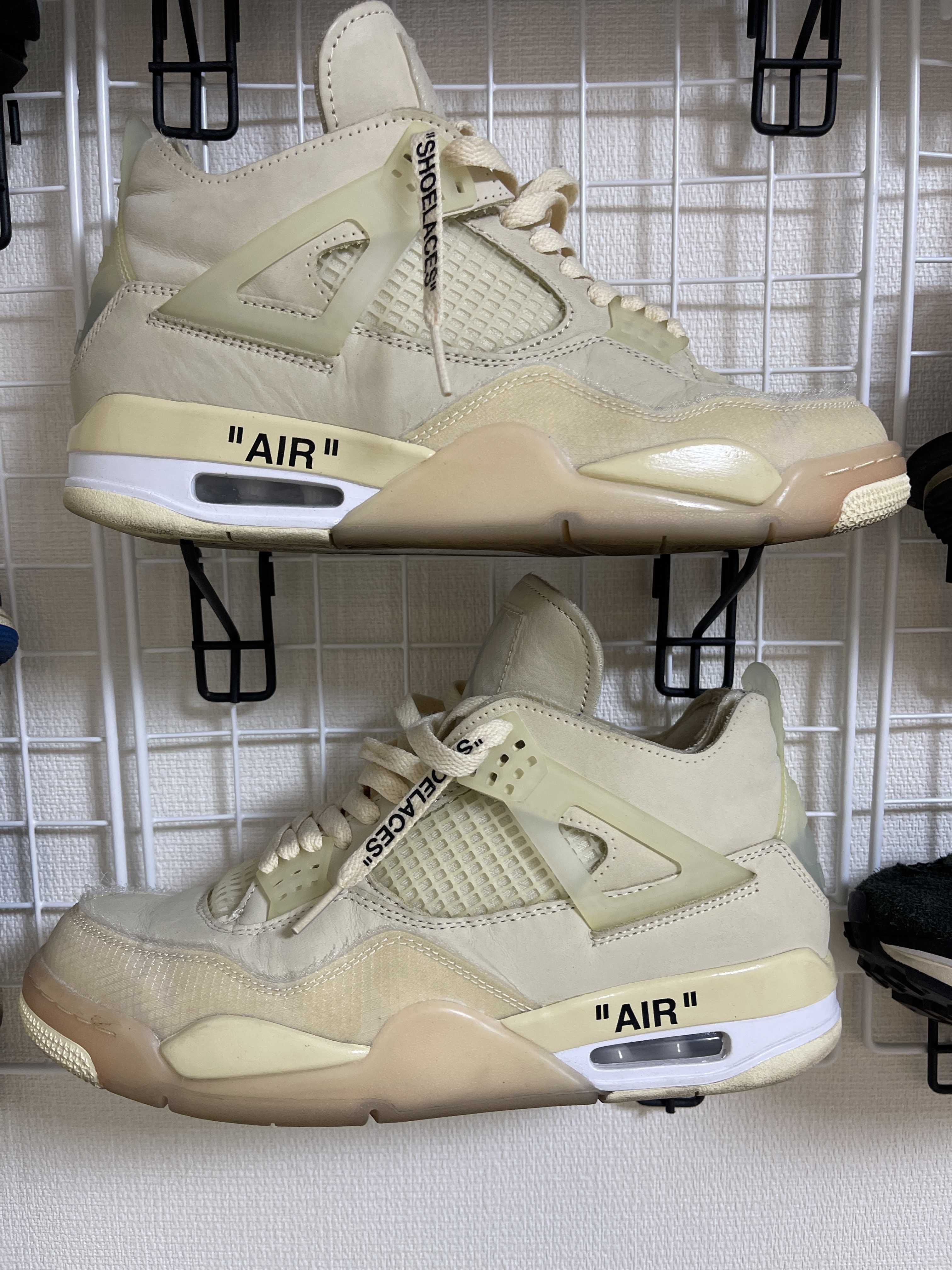 Off-White × Nike Women's Air Jordan 4 SP "Sail"