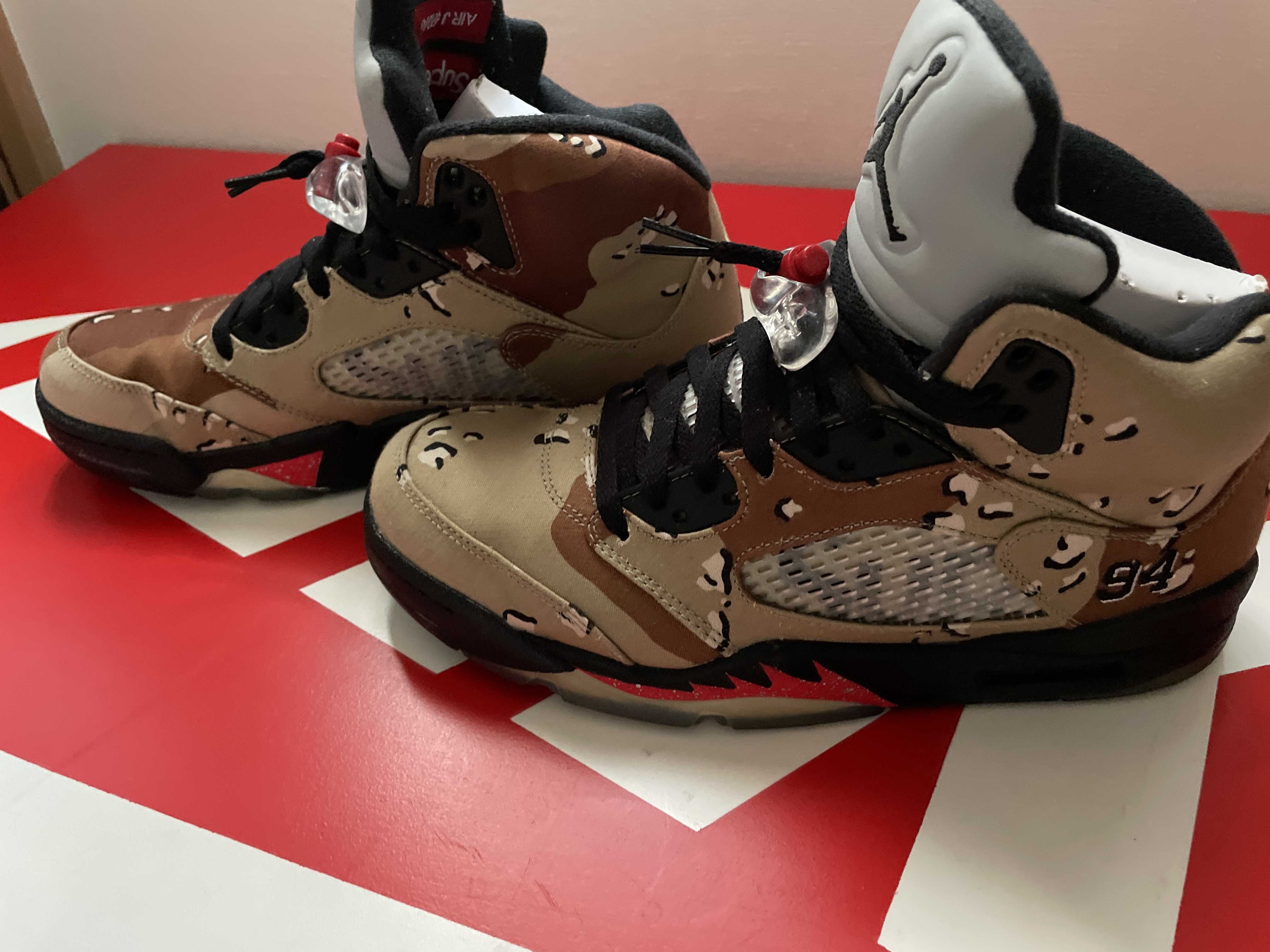 Supreme × Nike Air Jordan 5 Retro "Desert Camo"