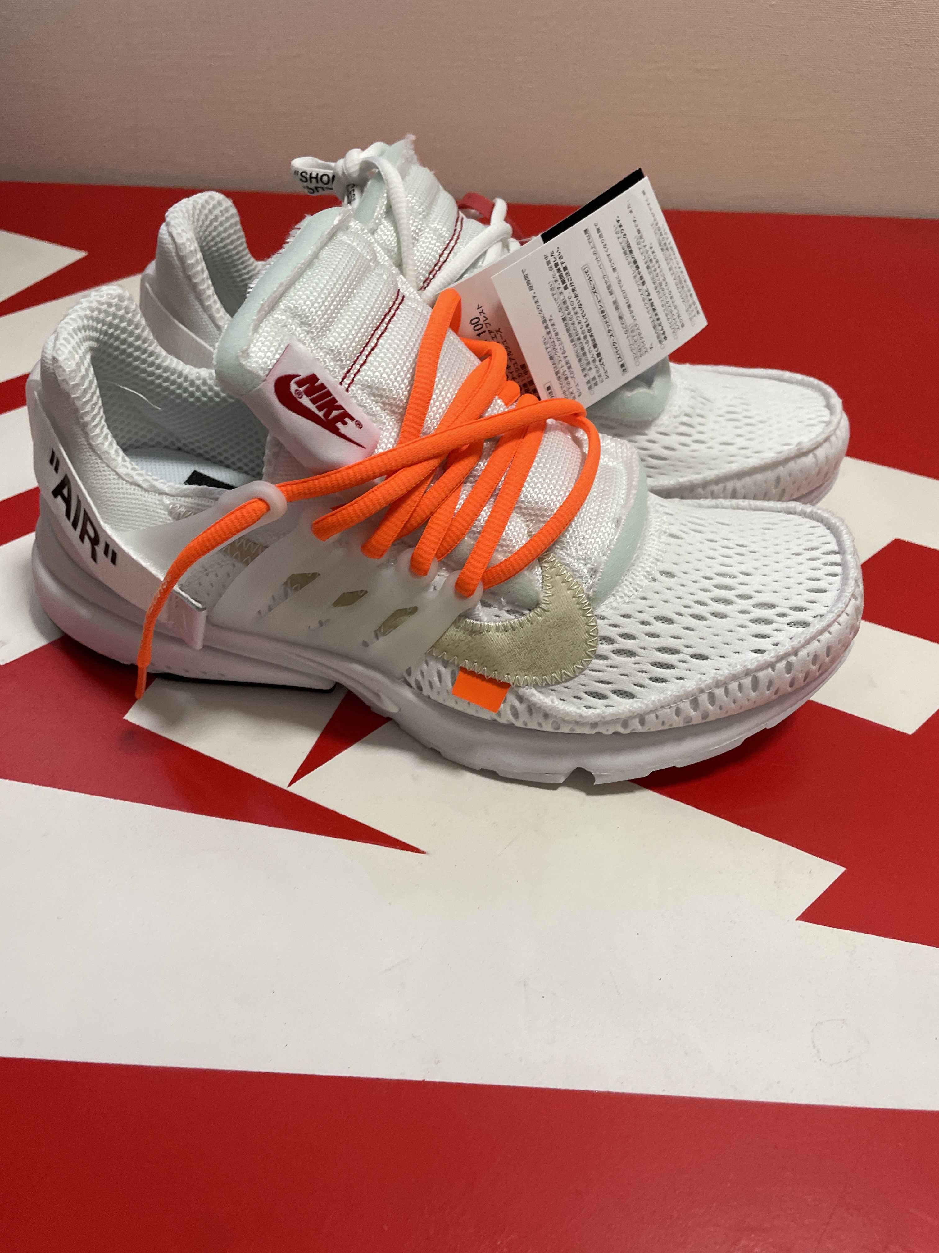 Off-White × Nike Air Presto "White/Black/Cone"