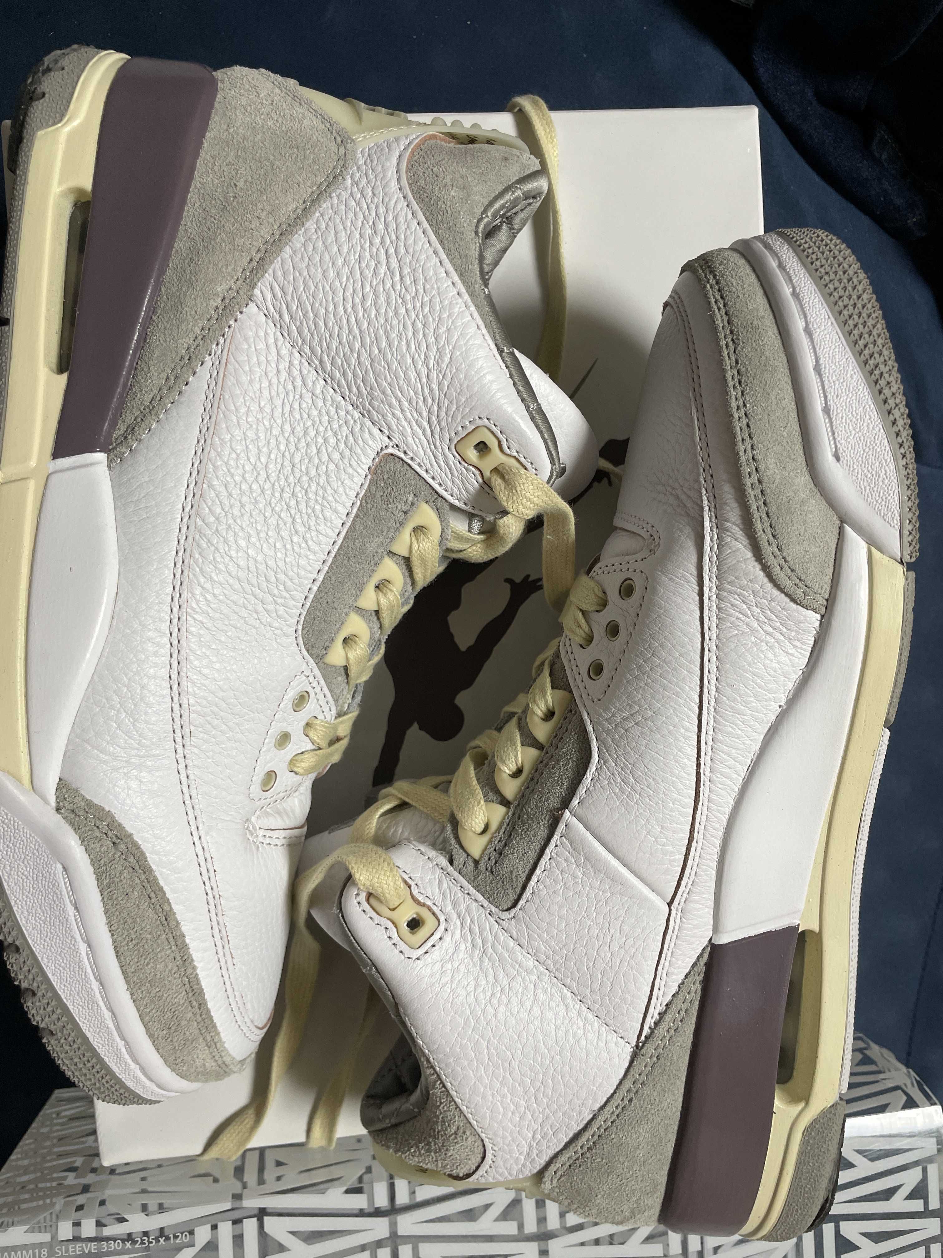 A Ma Maniere × Nike Women's Air Jordan 3 Retro SP "White/Medium Grey Violet Ore"