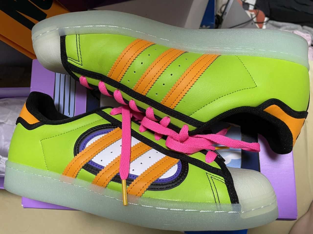 The Simpsons × adidas Superstar "Squishee"