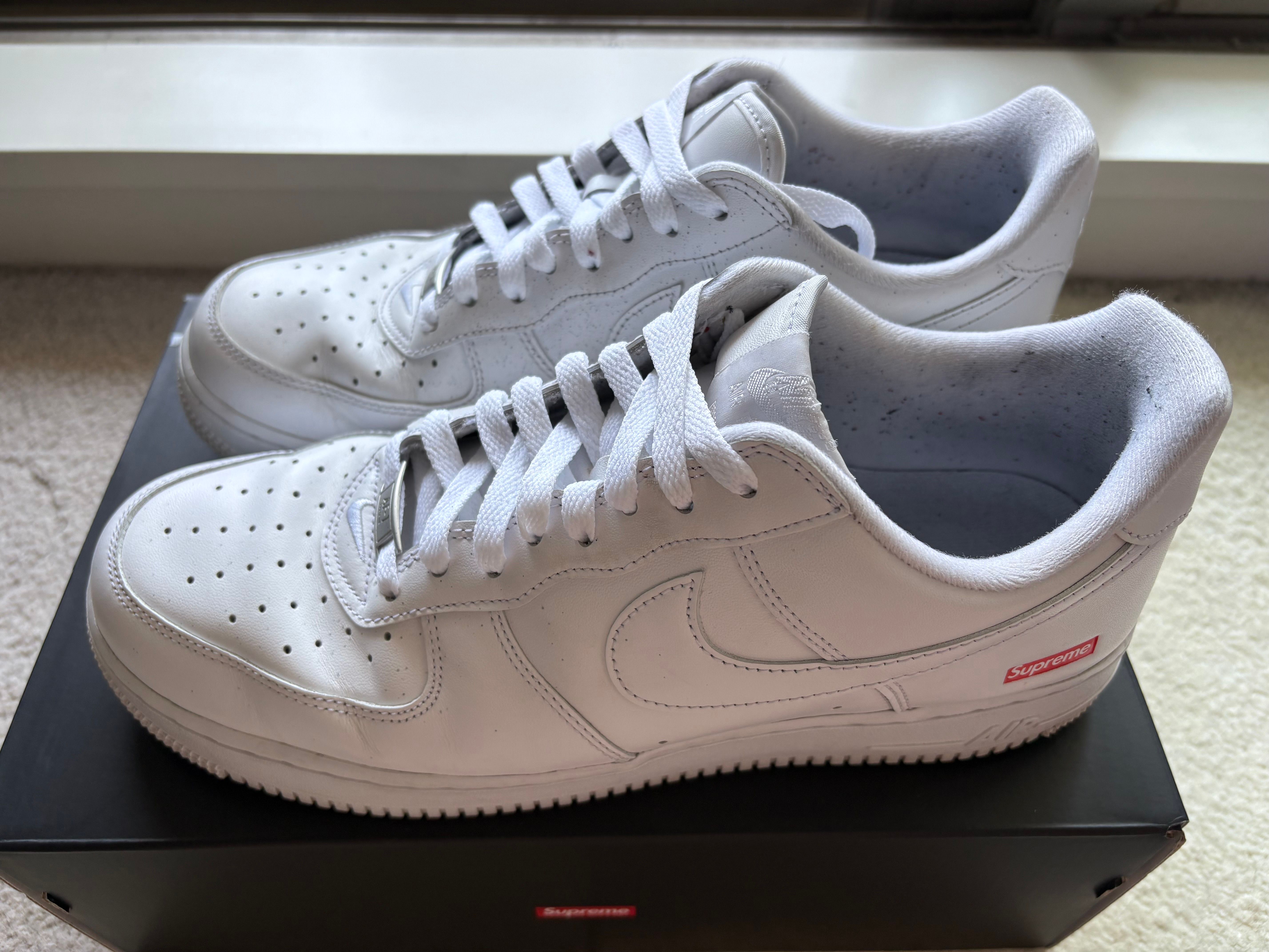 Supreme × Nike Air Force 1 Low "White"