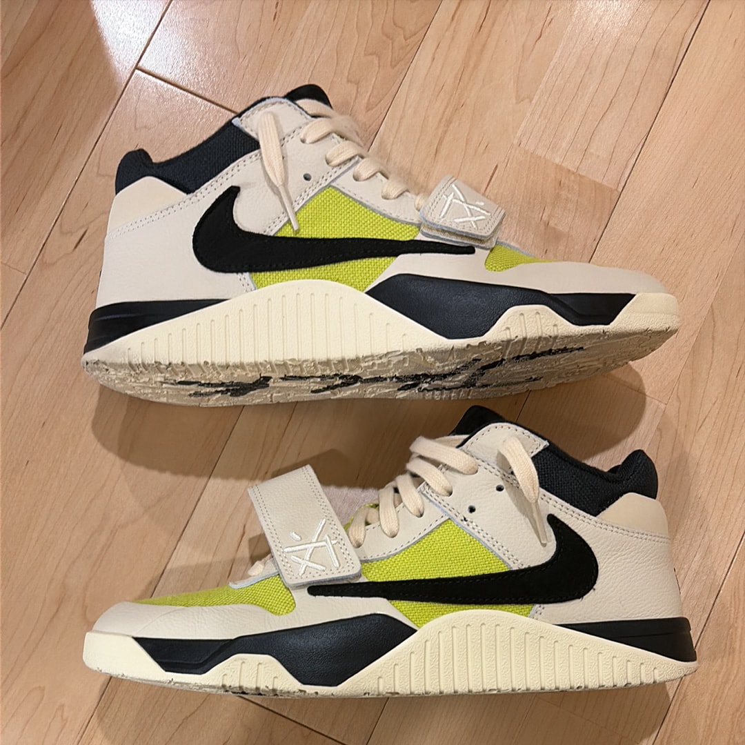 Travis Scott × Nike Jordan Jumpman Jack TR CJ1 T-Rexx "Bright Cactus"