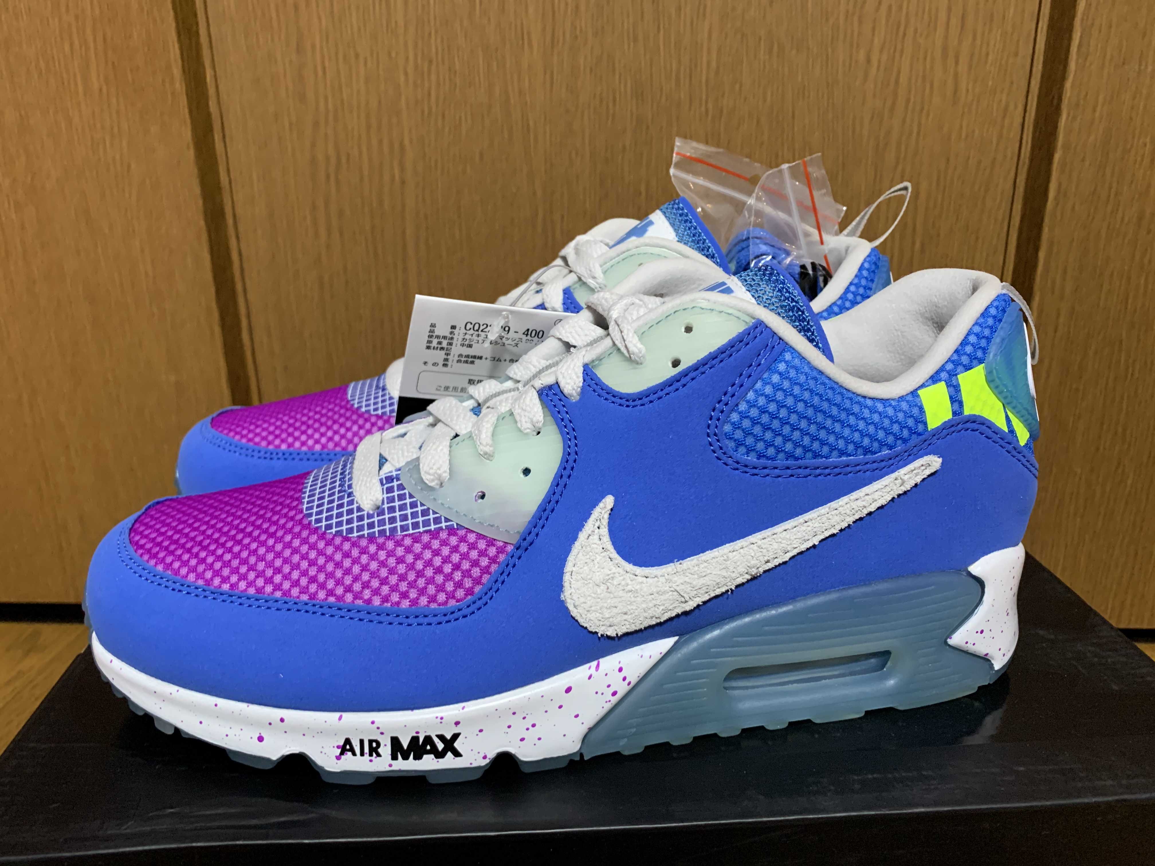 UNDEFEATED × Nike Air Max 90 "Blue/Purple"