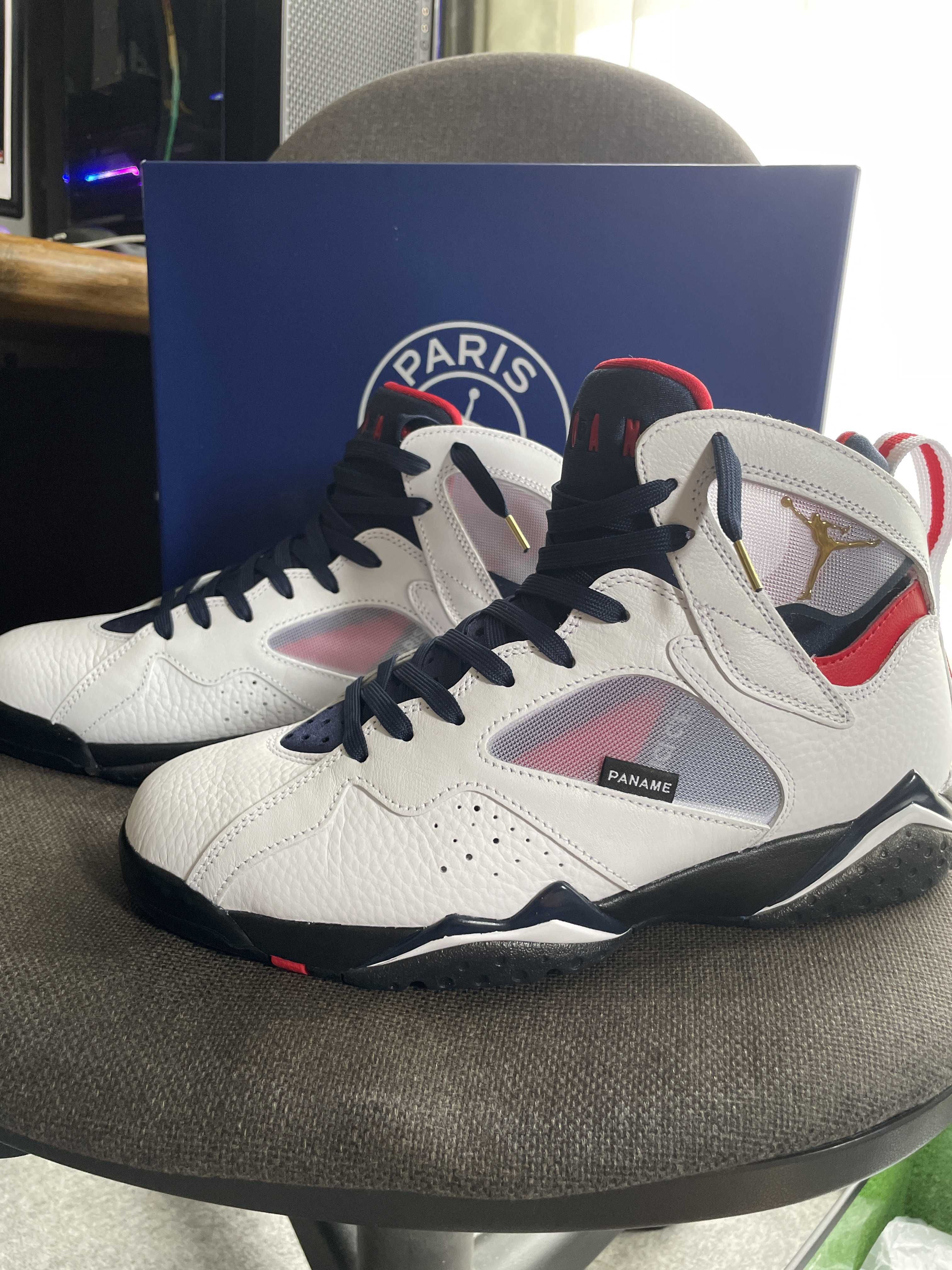 PSG × NIKE AIR JORDAN 7 RETRO "White"