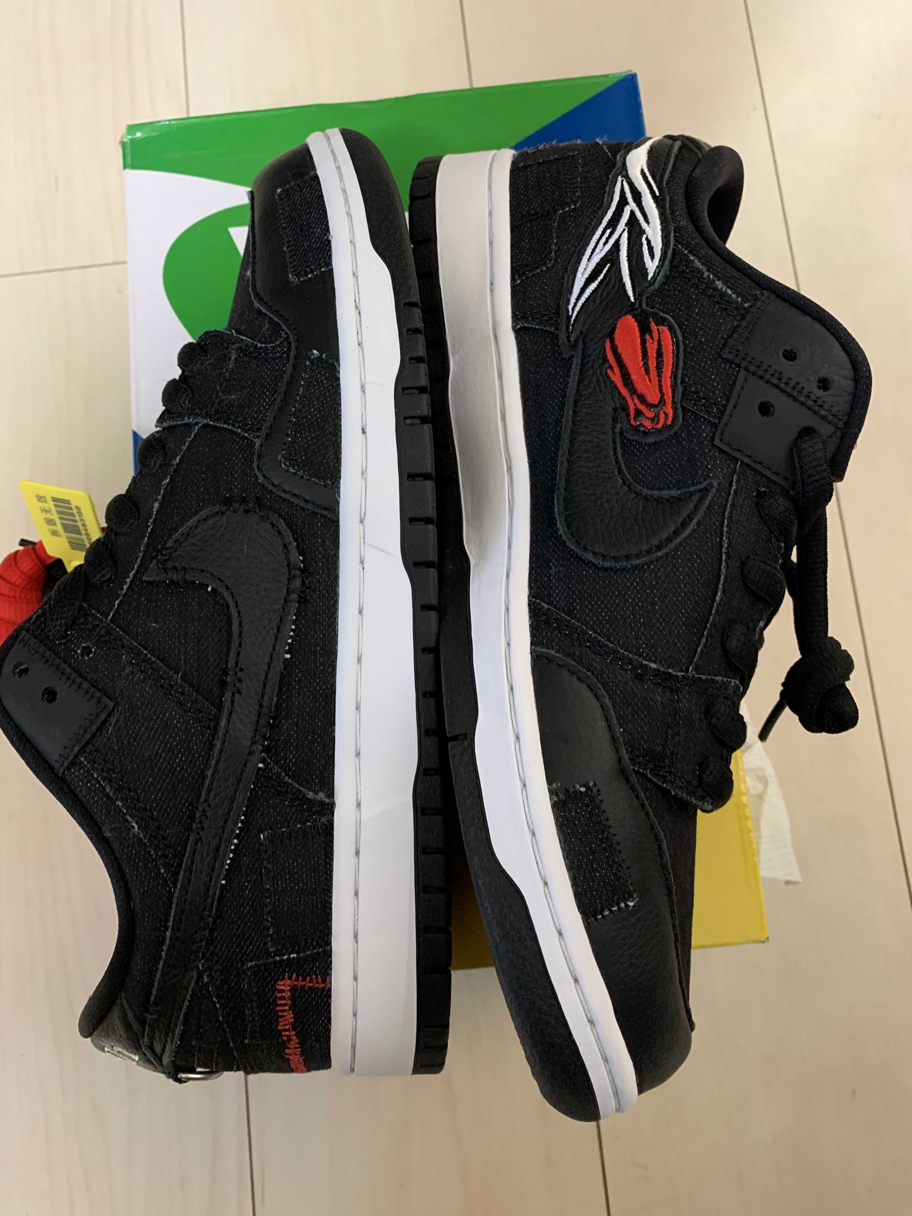 Wasted Youth × Nike SB Dunk Low "Black Denim" / VERDY