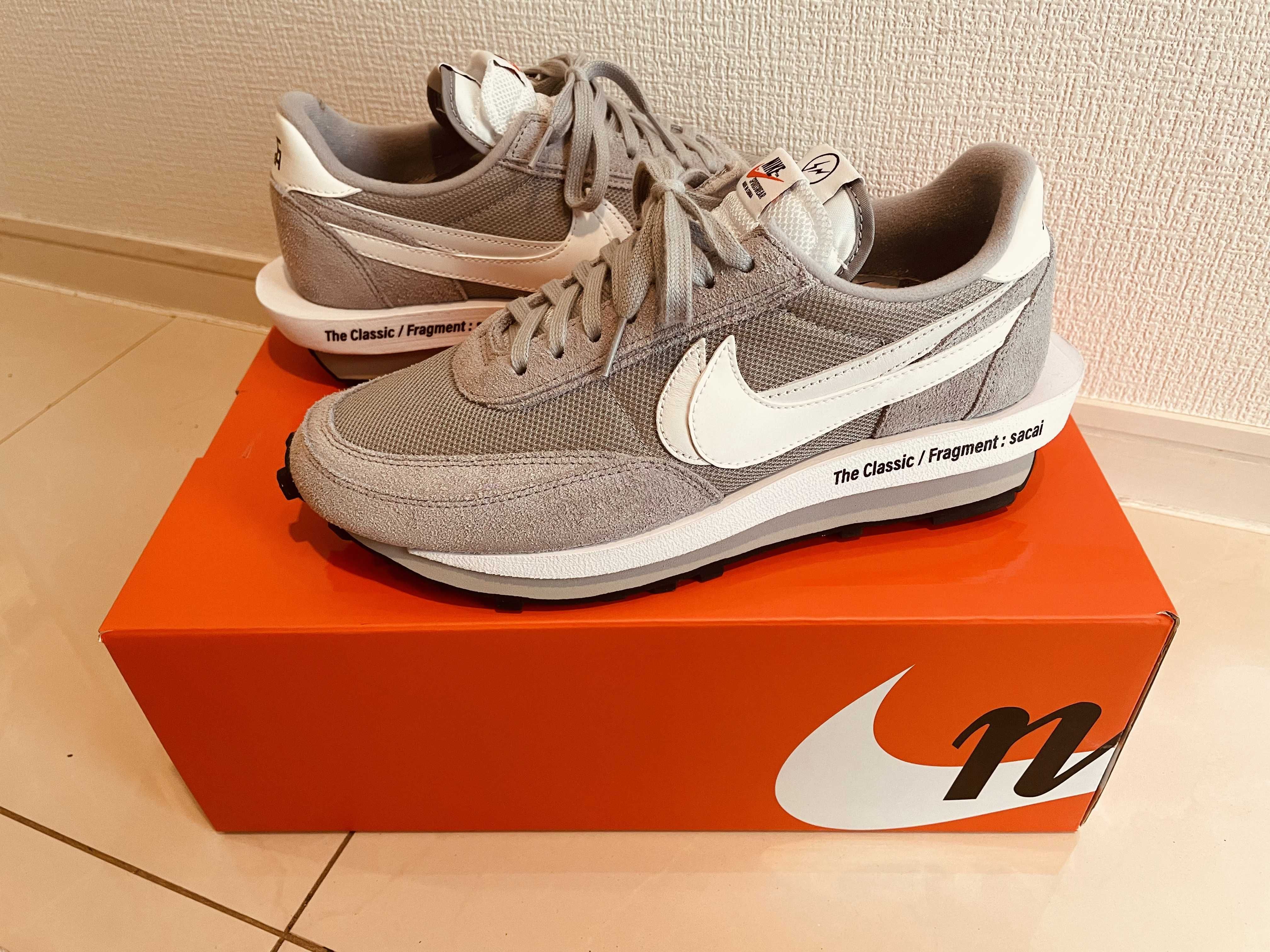 Fragment × sacai × Nike LD Waffle "Light Smoke Grey"