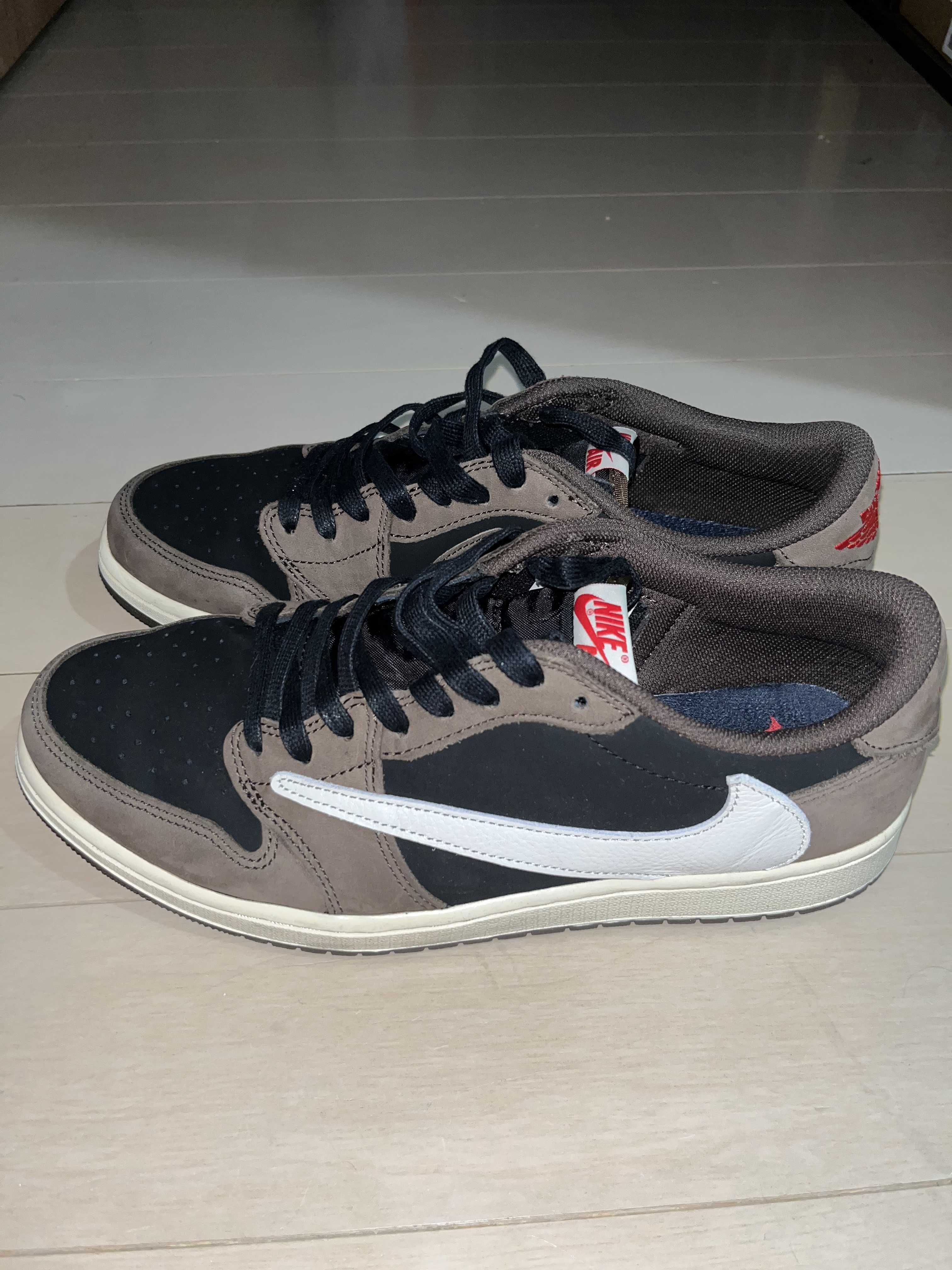 Travis Scott × Nike Air Jordan 1 Low OG SP-T  "Black/Dark Mocha"
