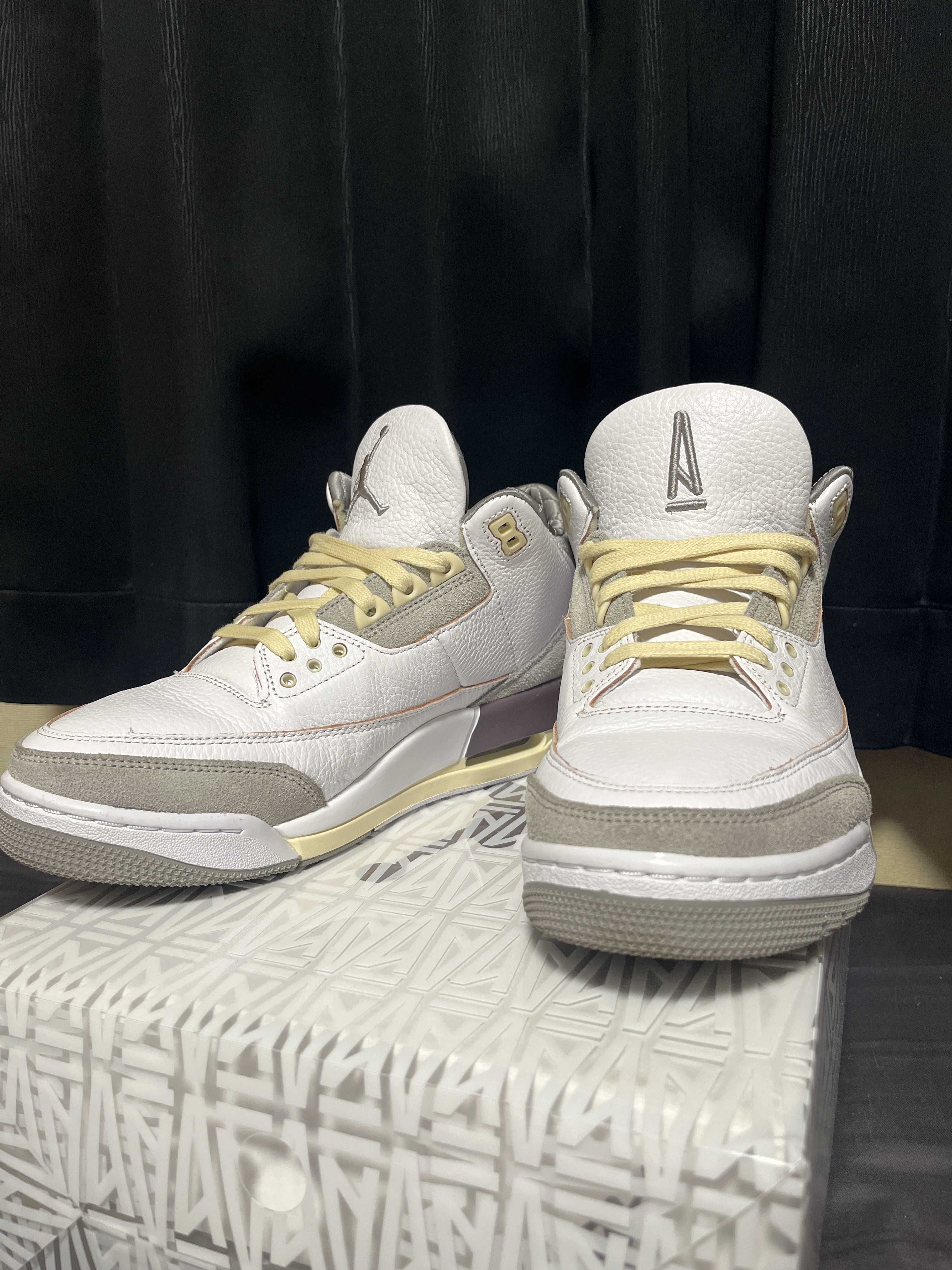 A Ma Maniere × Nike Women's Air Jordan 3 Retro SP "White/Medium Grey Violet Ore"
