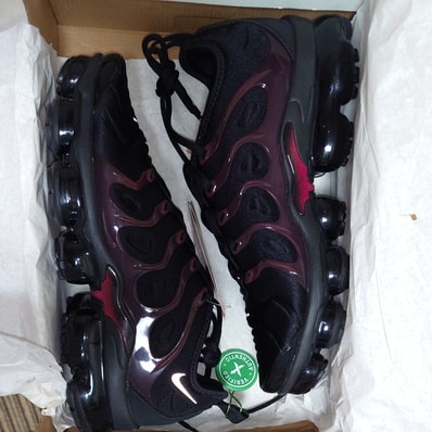 Nike Air Vapormax Plus "Black/Reflect Silver/Noble Red"